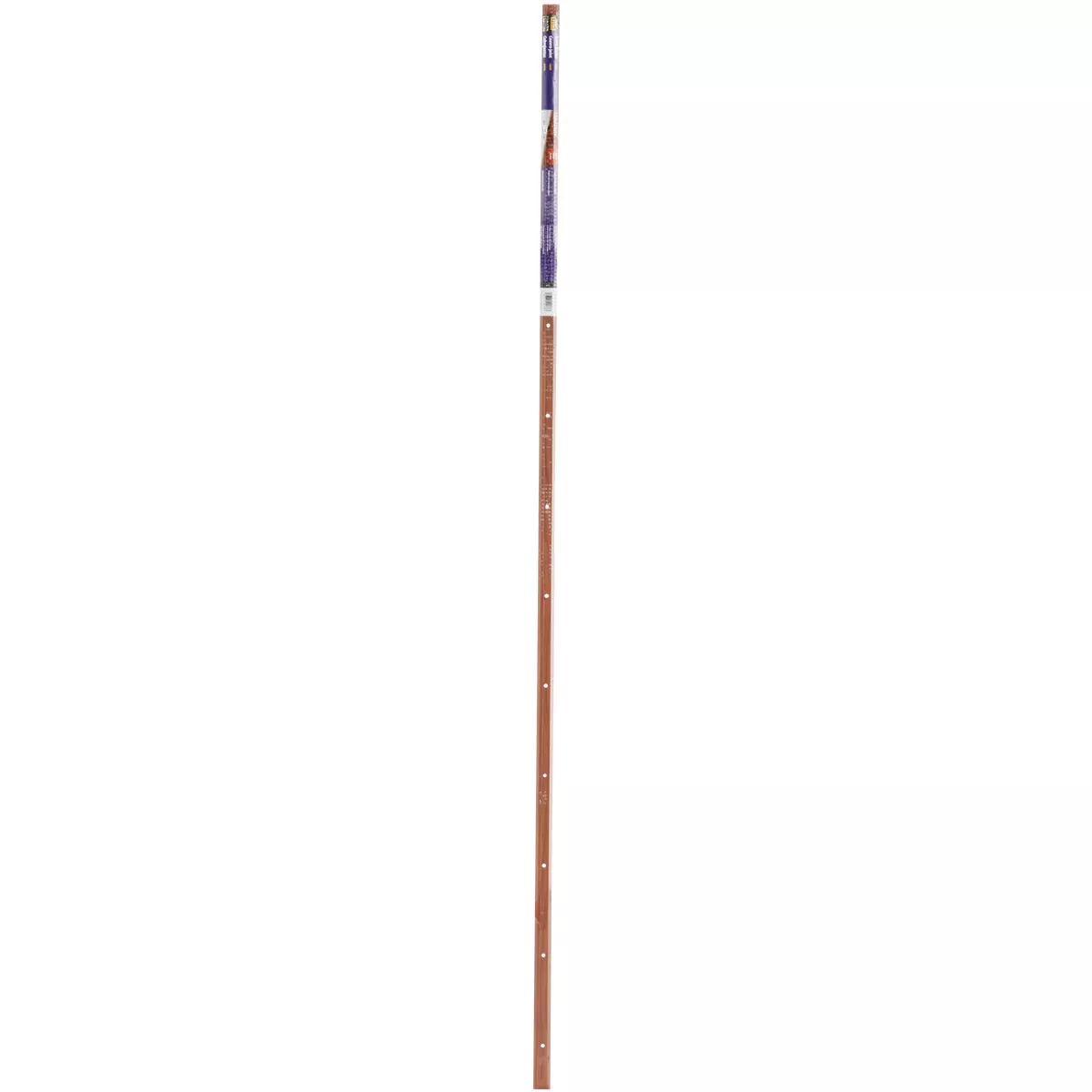 M-D Building Products Metal Decor 1-1/4 In. x 72 In. Cherry Aluminum Seam Binder with Screw Nails