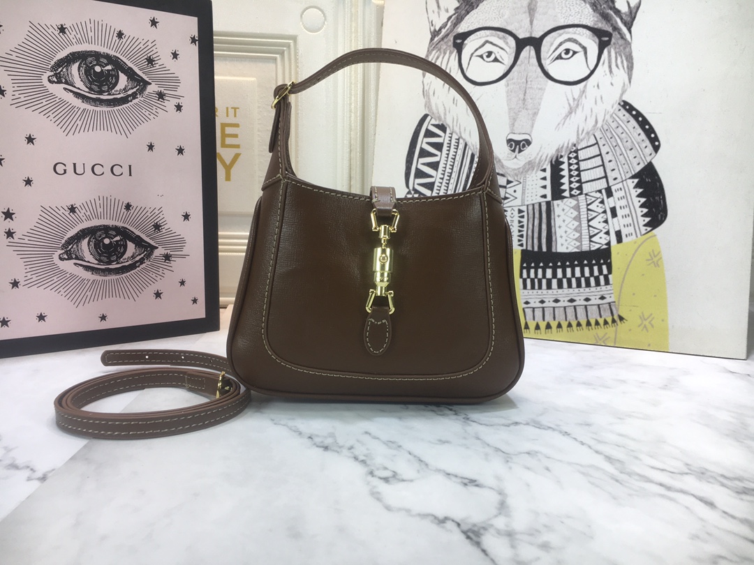Replica Gucci Jackie 1961 Mini Hobo Bag 637092 Solid1:1High-quality replica