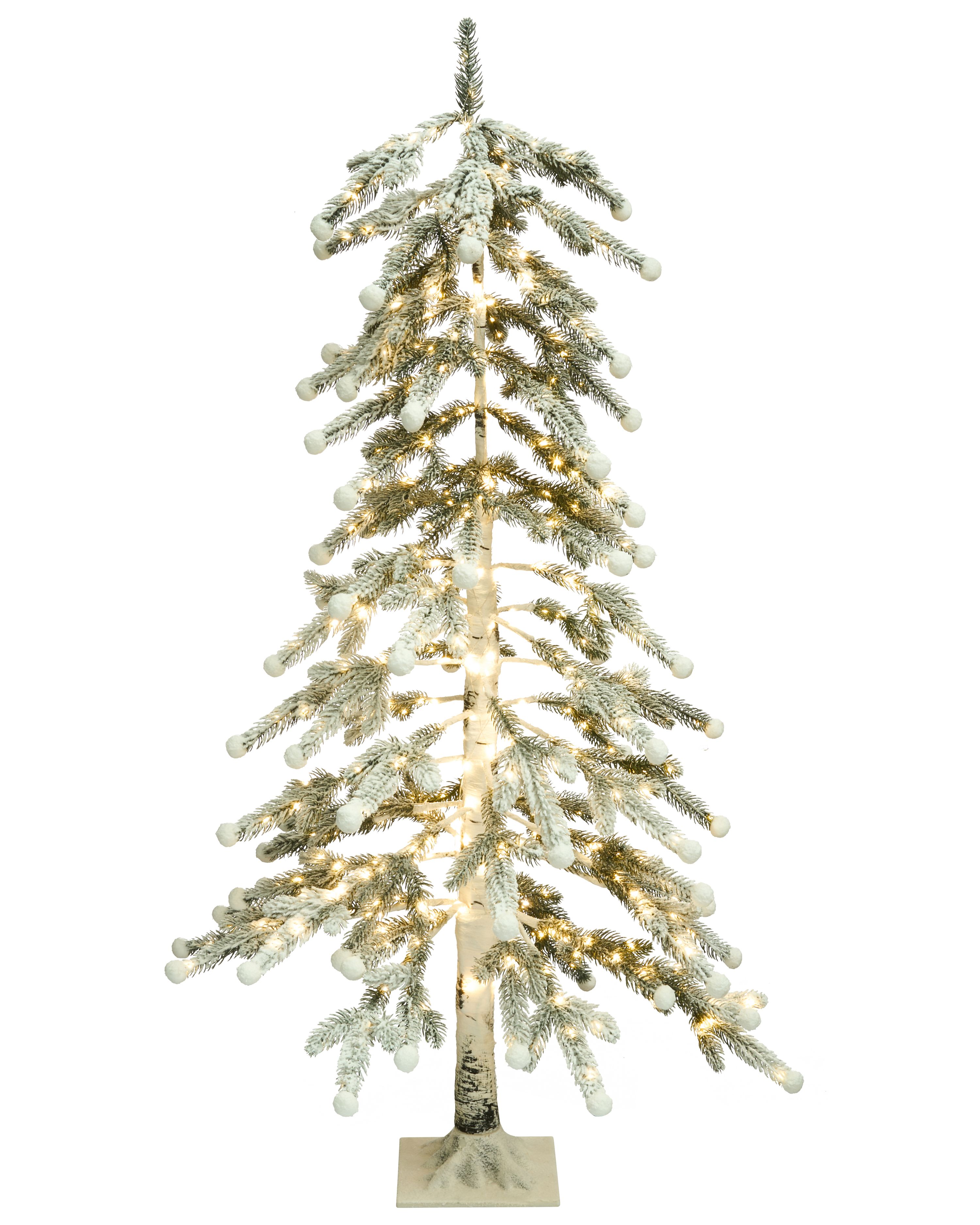 Outdoor Decoration LED HASSLAN Christmas Tree 125 cm White