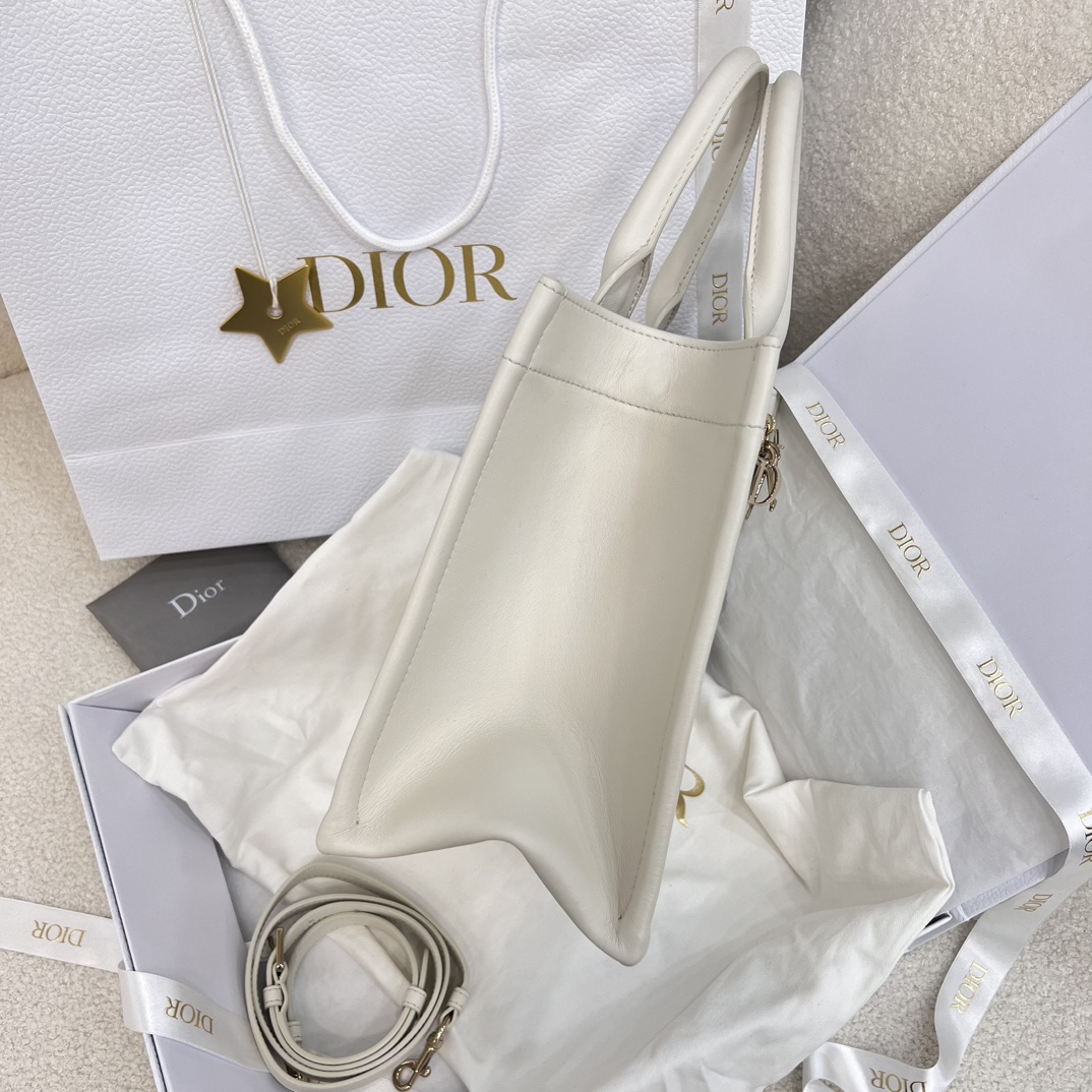 Dior Small Book Tote Bag White For Women 10,4in/26,5cm M1325OWHP_M0301:1High-quality replica