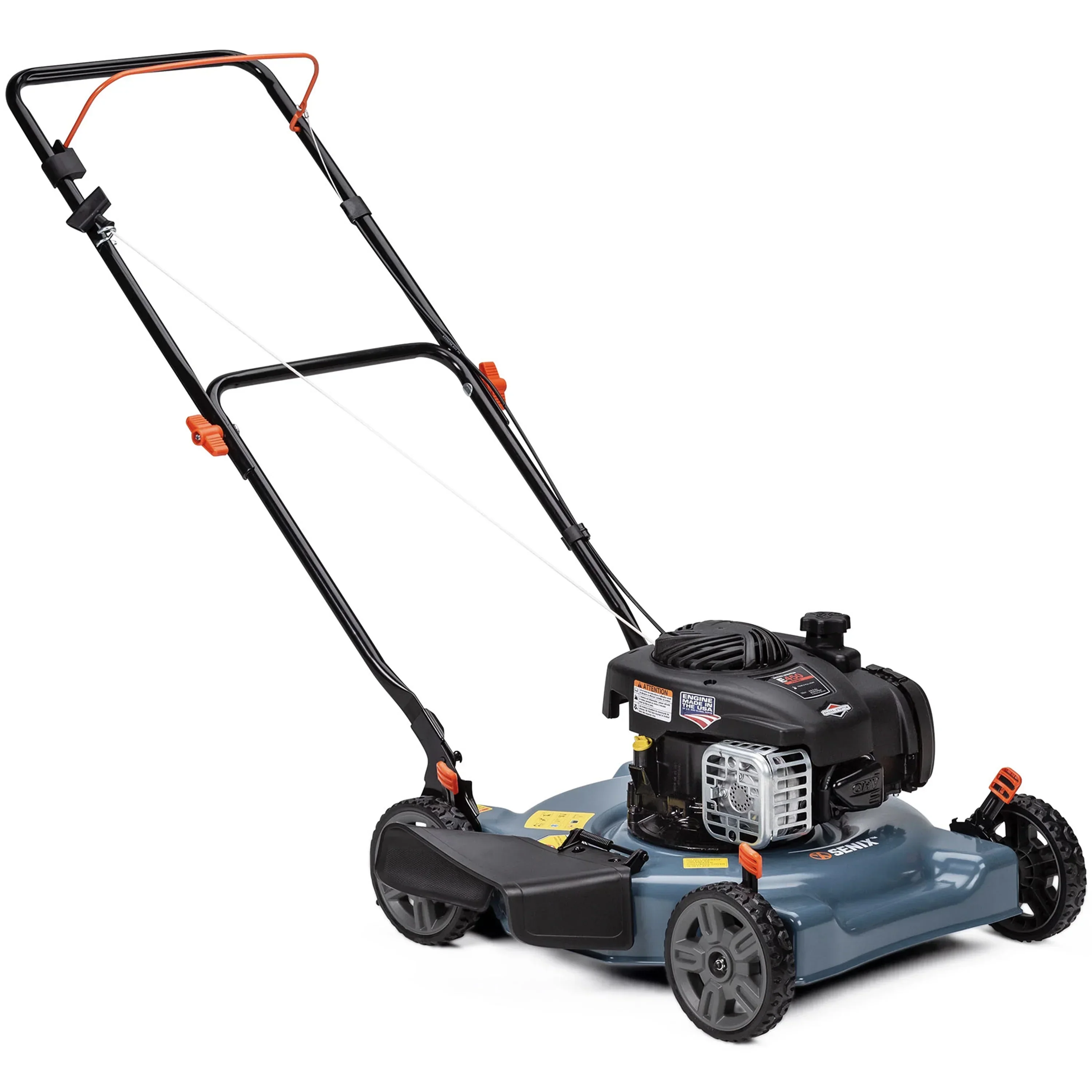 SENIX 20-Inch Gas Lawn Mower, 125 cc 4-Cycle Briggs & Stratton Engine - LSPG-L3