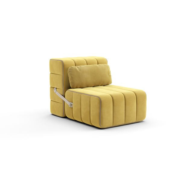 Curt kussen 60x30 - Barcelona - Cornhusk - V3347 50 (Geel)