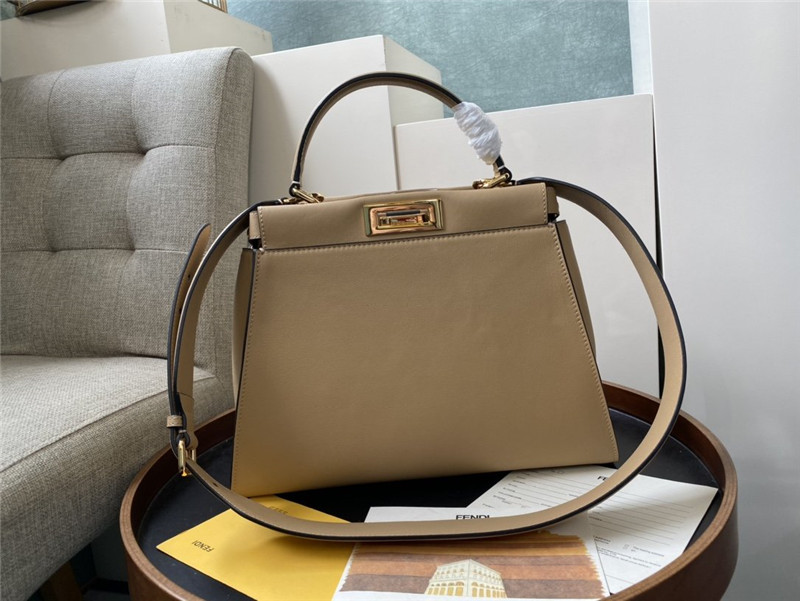 fendi peekaboo bag medium brown - Replicaclubs