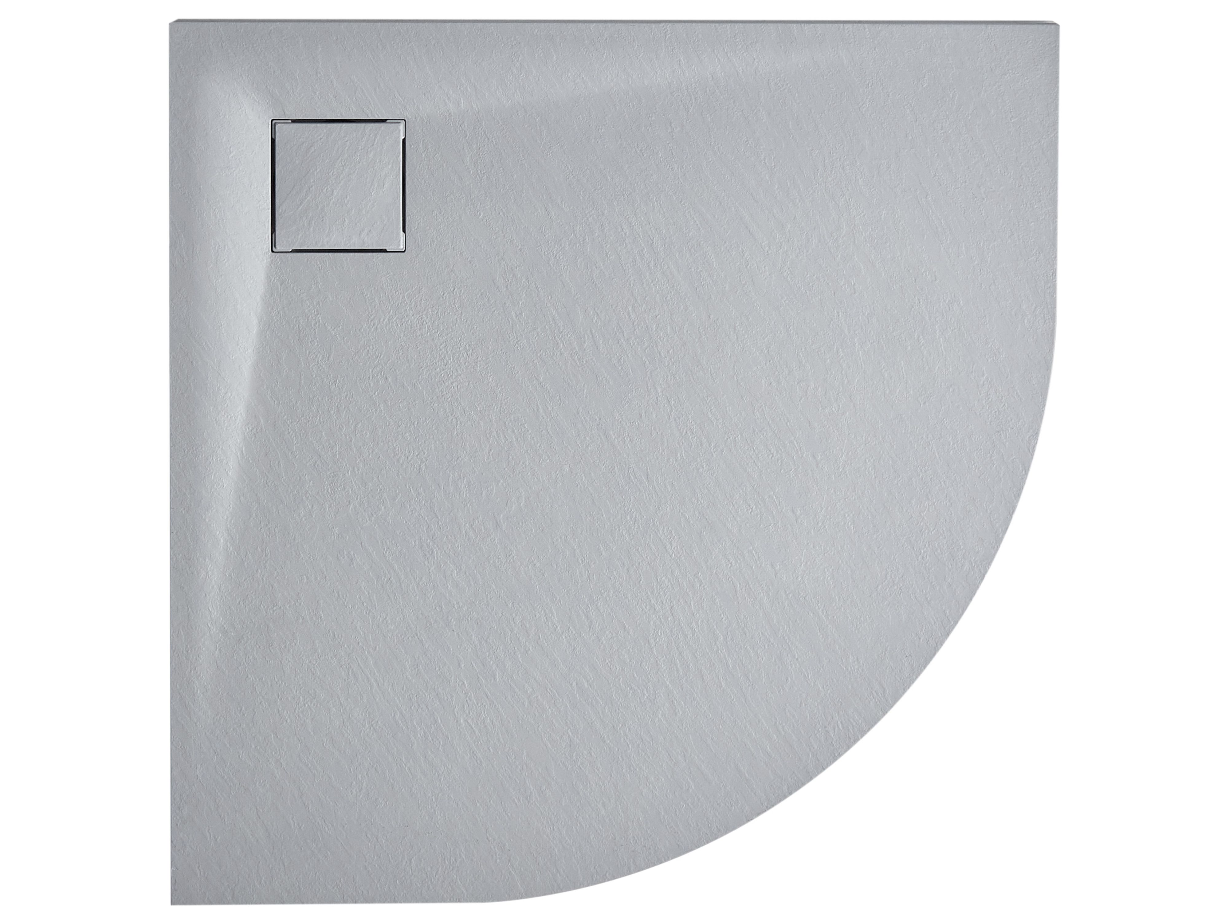 Shower Tray PARON 800 x 800 x 30 mm Grey
