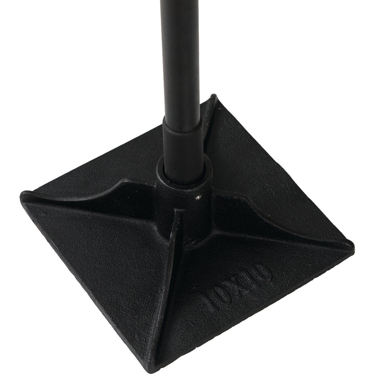 Do it Best 10 In. x 10 In. Tamper with 48 In. Steel Handle