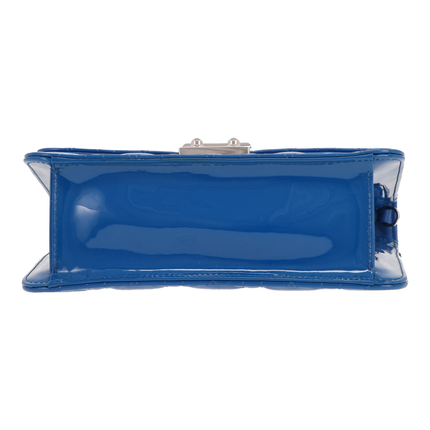 Dior Promenade shoulder bag in blue patent leather1:1High-quality replica