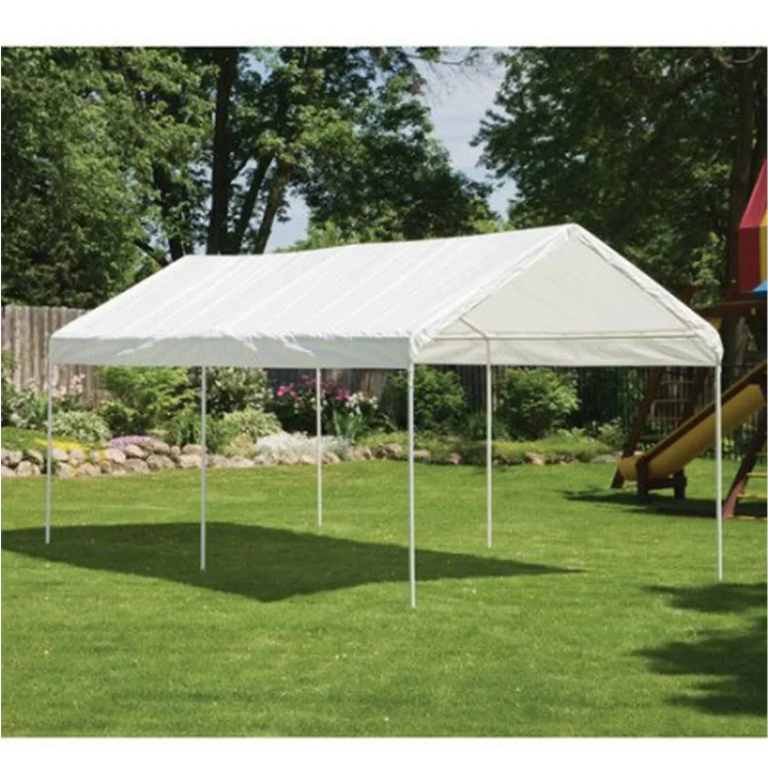 Caravan Canopy Sports Portable Garage Heavy Duty Shelter, White, 10x20 ft - Domain - Image 3 Caravan Canopy Sports Portable Garage Heavy Duty Shelter, White, 10x20 ft - Domain - Image 3