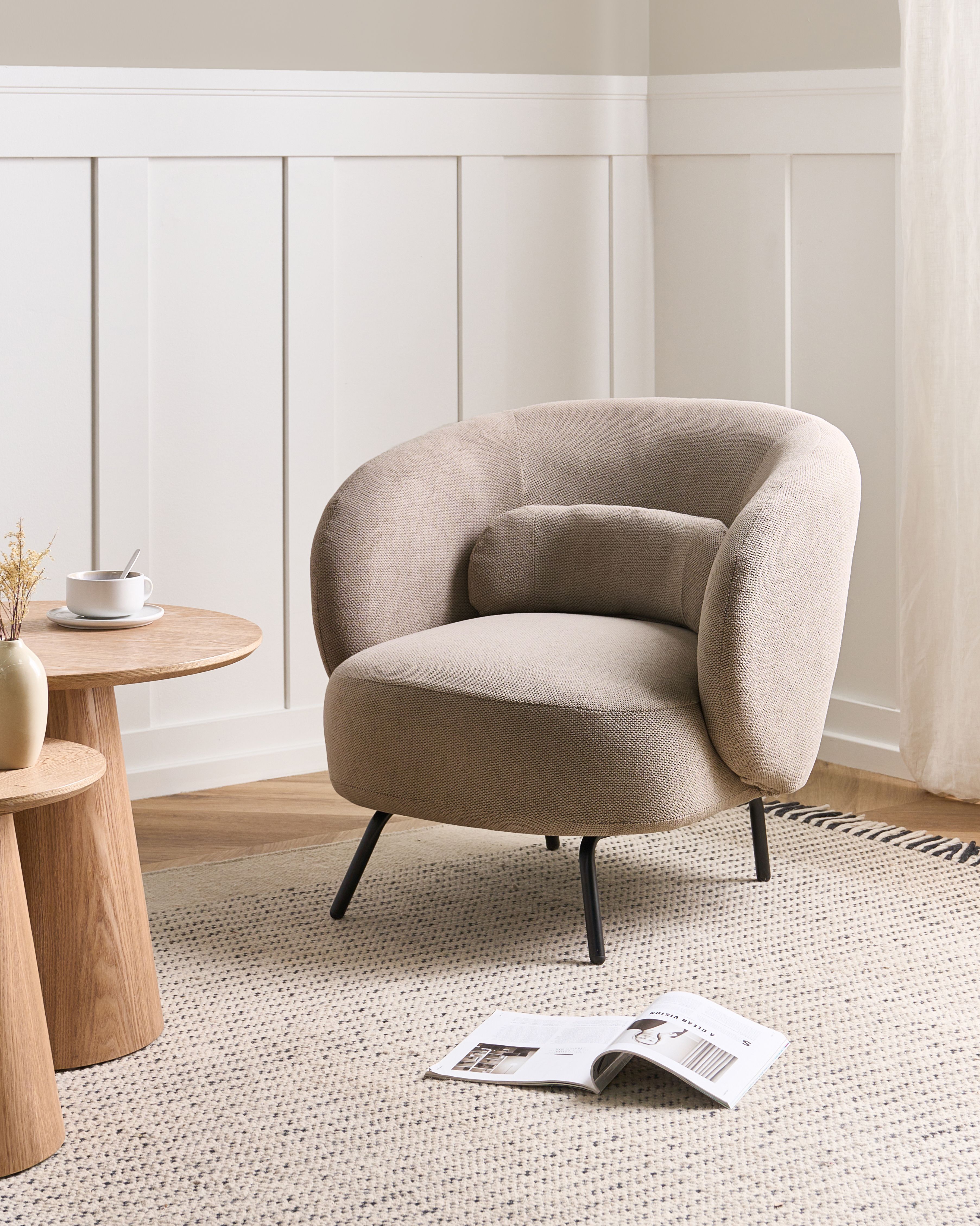 Armchair MAKELA Taupe