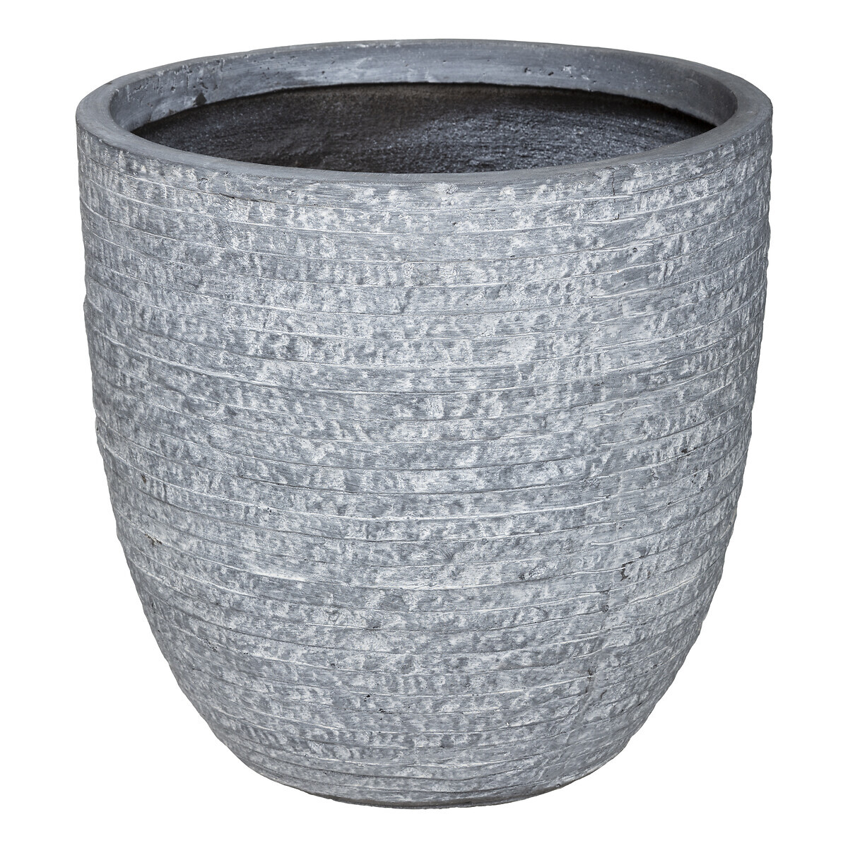 Set of 3 pots, metal D.27/34/43 cm