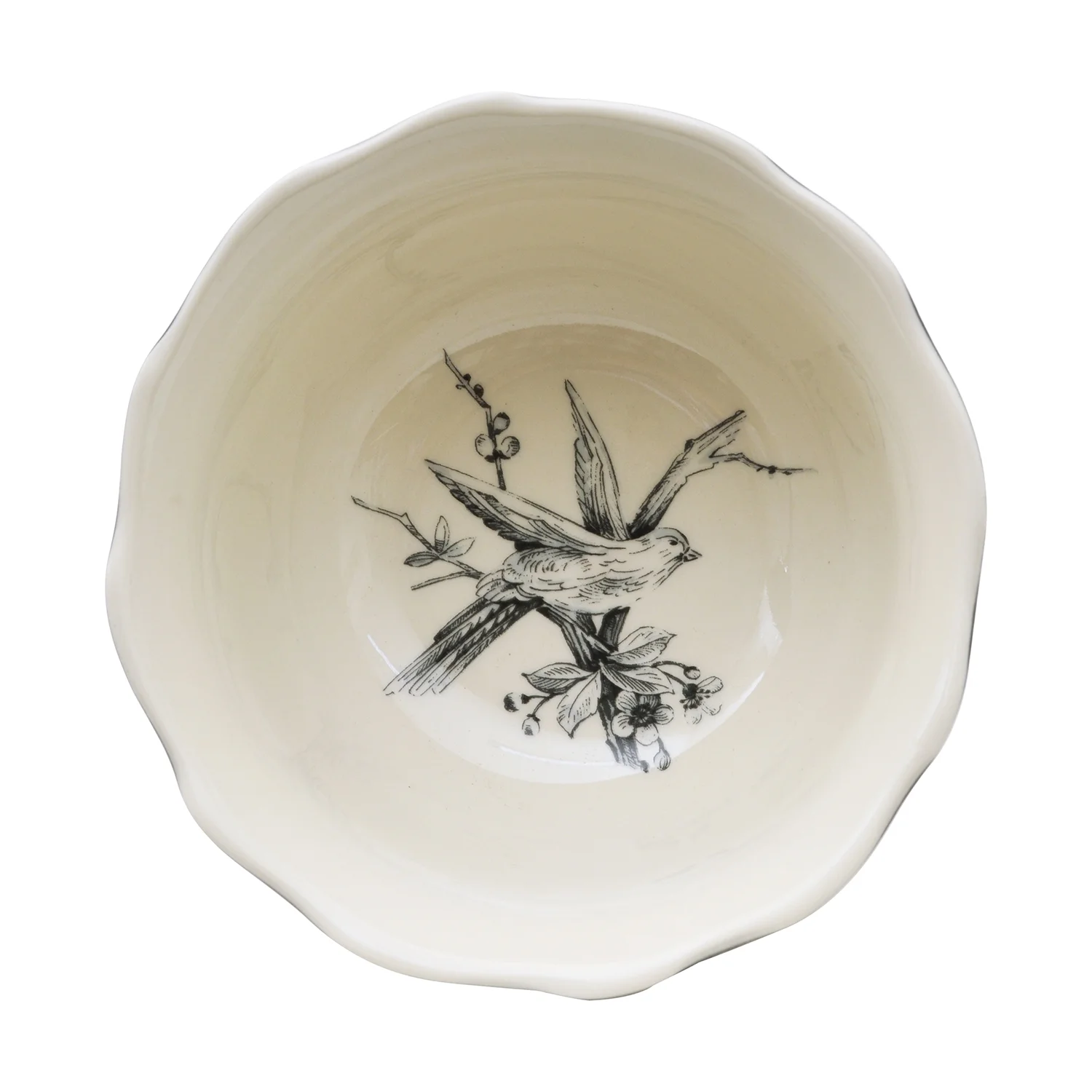 222 Fifth Adelaide Round 16-Piece Porcelain Dinnerware Set, Black Toile - Image 22