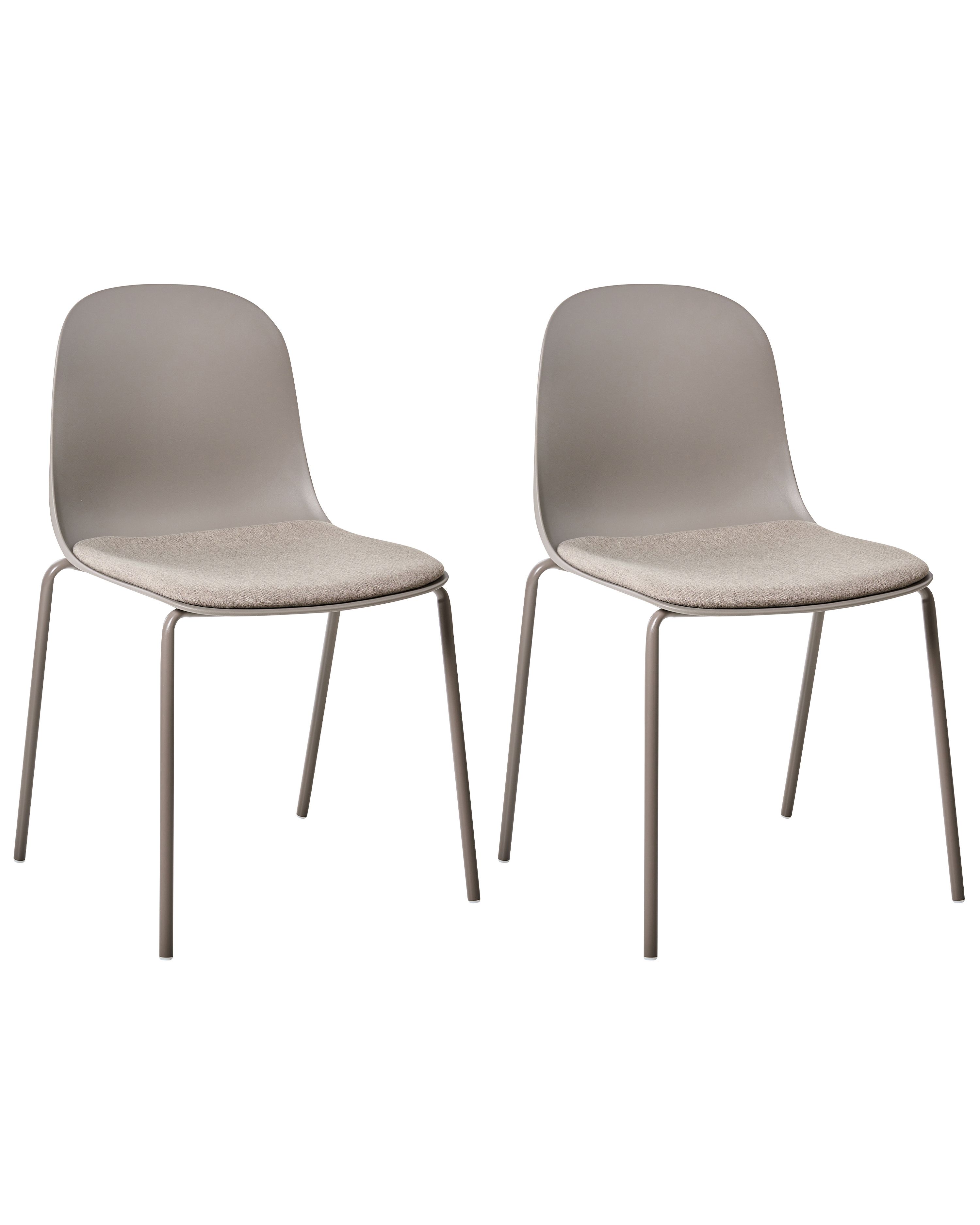 Set of 2 Conference Chairs DORR Taupe