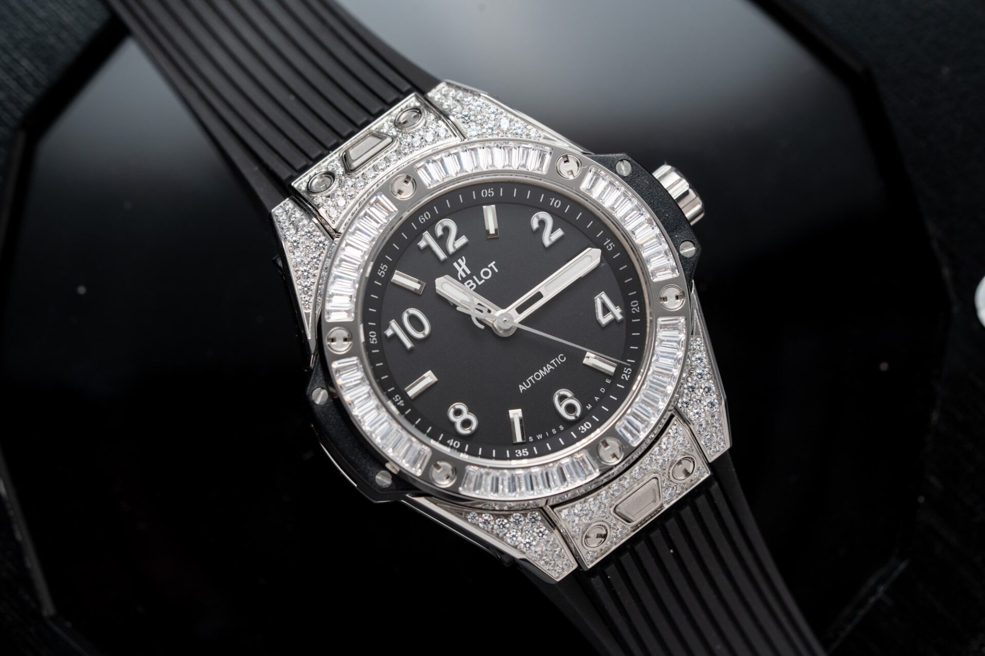 Hublot Replica Watch Big Bang One Click Black Dial Rubber Strap 39mm - Top club