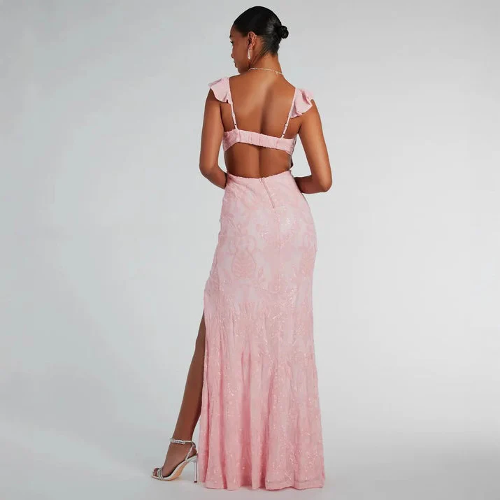 Women Clothing Sexy Sequined Dress All Matching Maxi Dress - AZJHJ