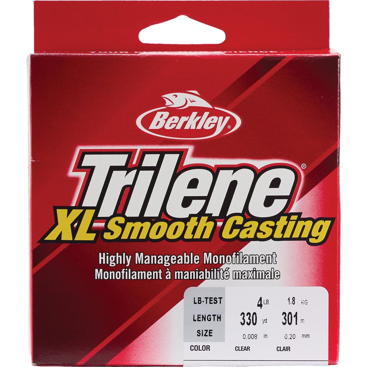 Berkley Trilene XL 4 Lb. 330 Yd. Clear Monofilament Fishing Line