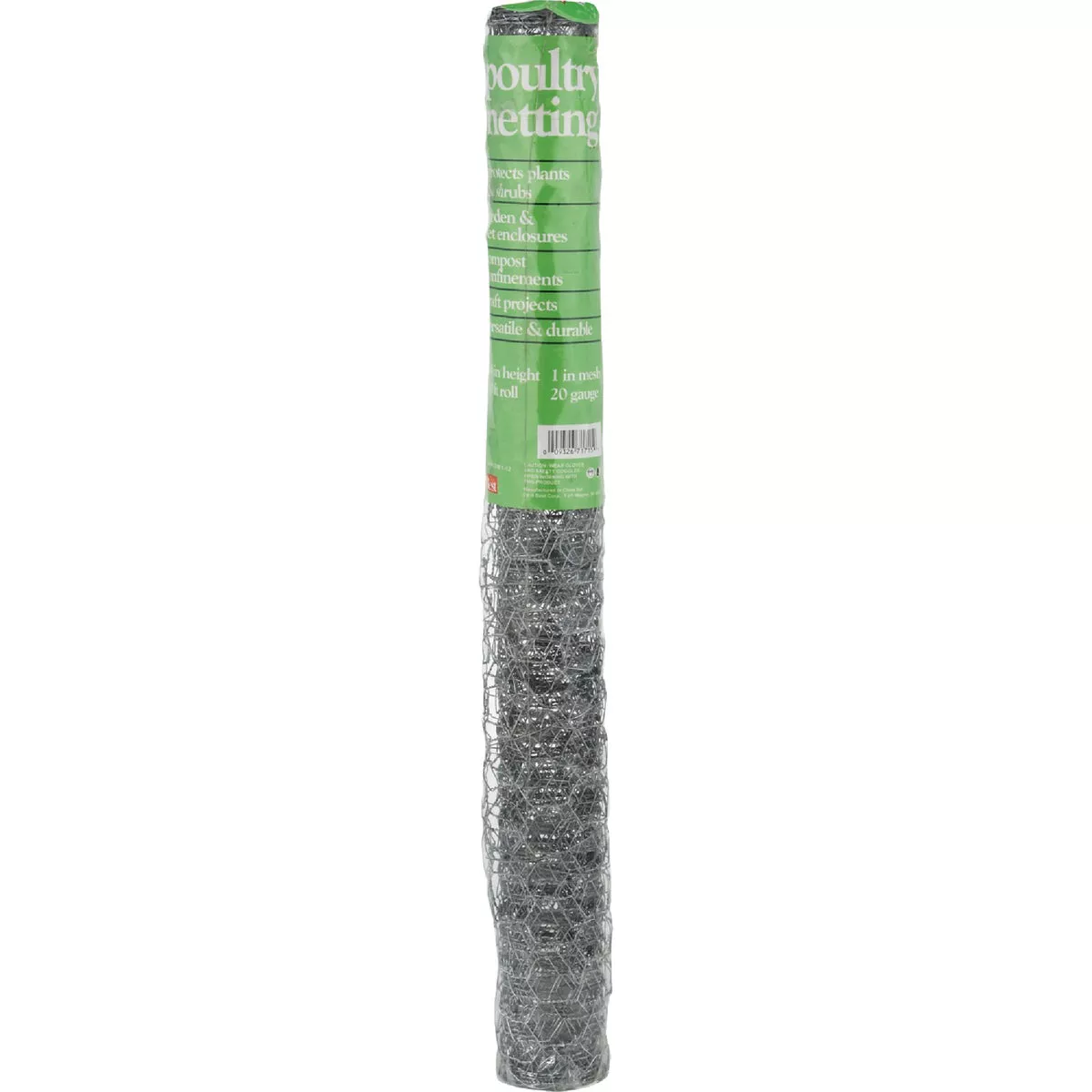 1 In. x 24 In. H. x 10 Ft. L. Hexagonal Wire Poultry Netting