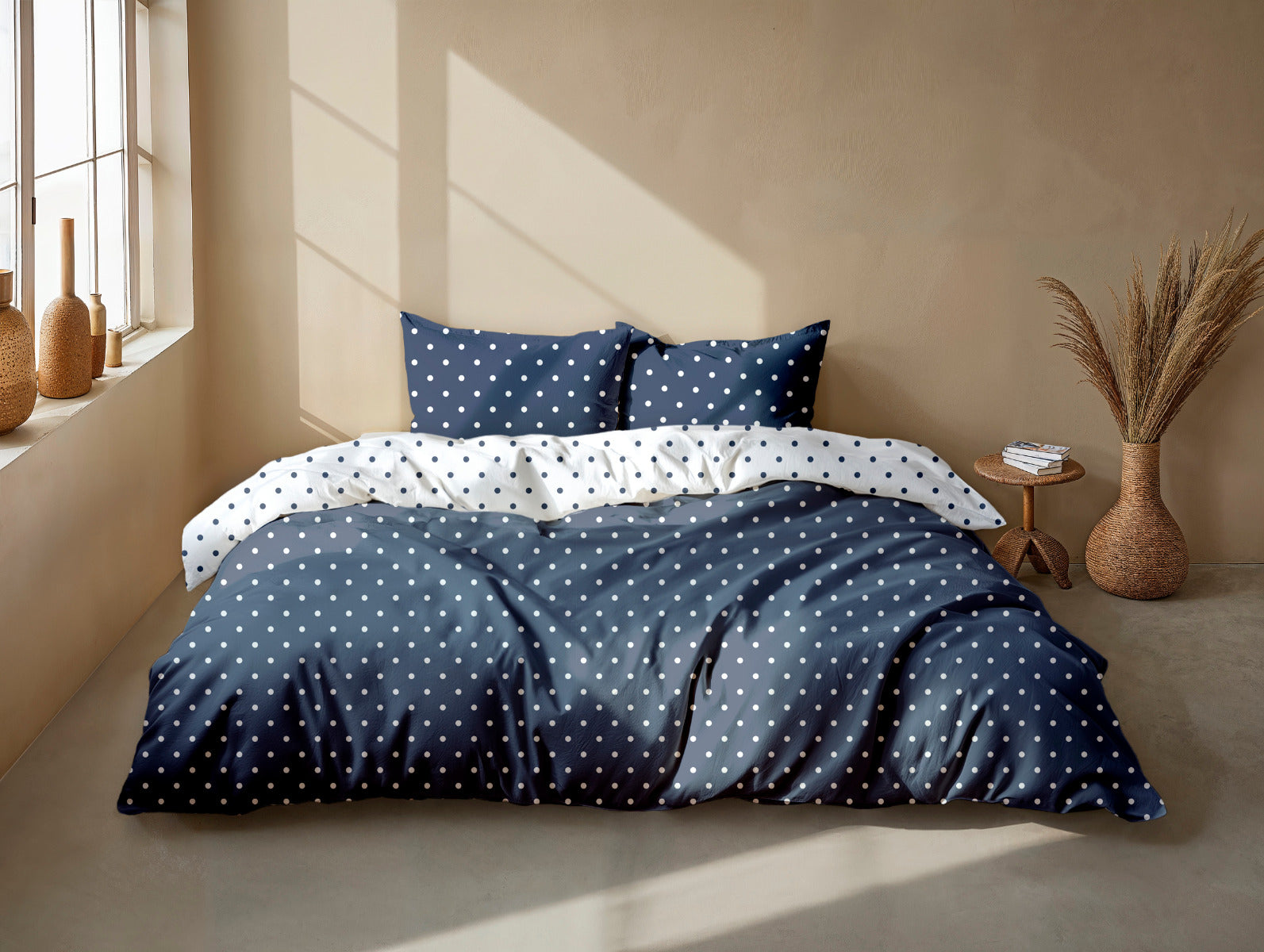 Zo Home Dekbedovertrek Katoen Punta di Cotone - maritime blue