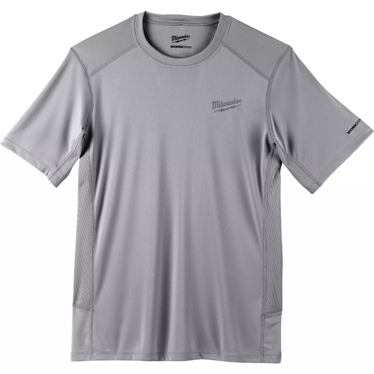 Milwaukee Workskin Large Gray Short Sleeve Men's Lightweight Performance Shirt