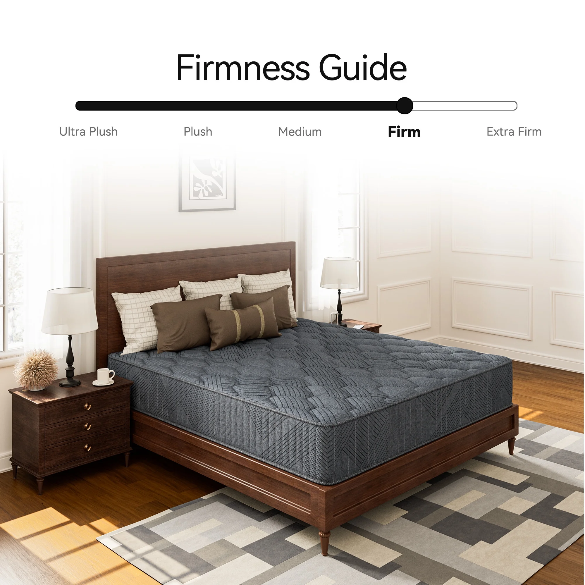 Babo Care Queen Hybrid Mattress, 12 inch Cooling-Gel Memory Foam and Individually Pocket Innerspring Mattress, CertiPUR-US Certified,Queen Size Mattress - Image 13