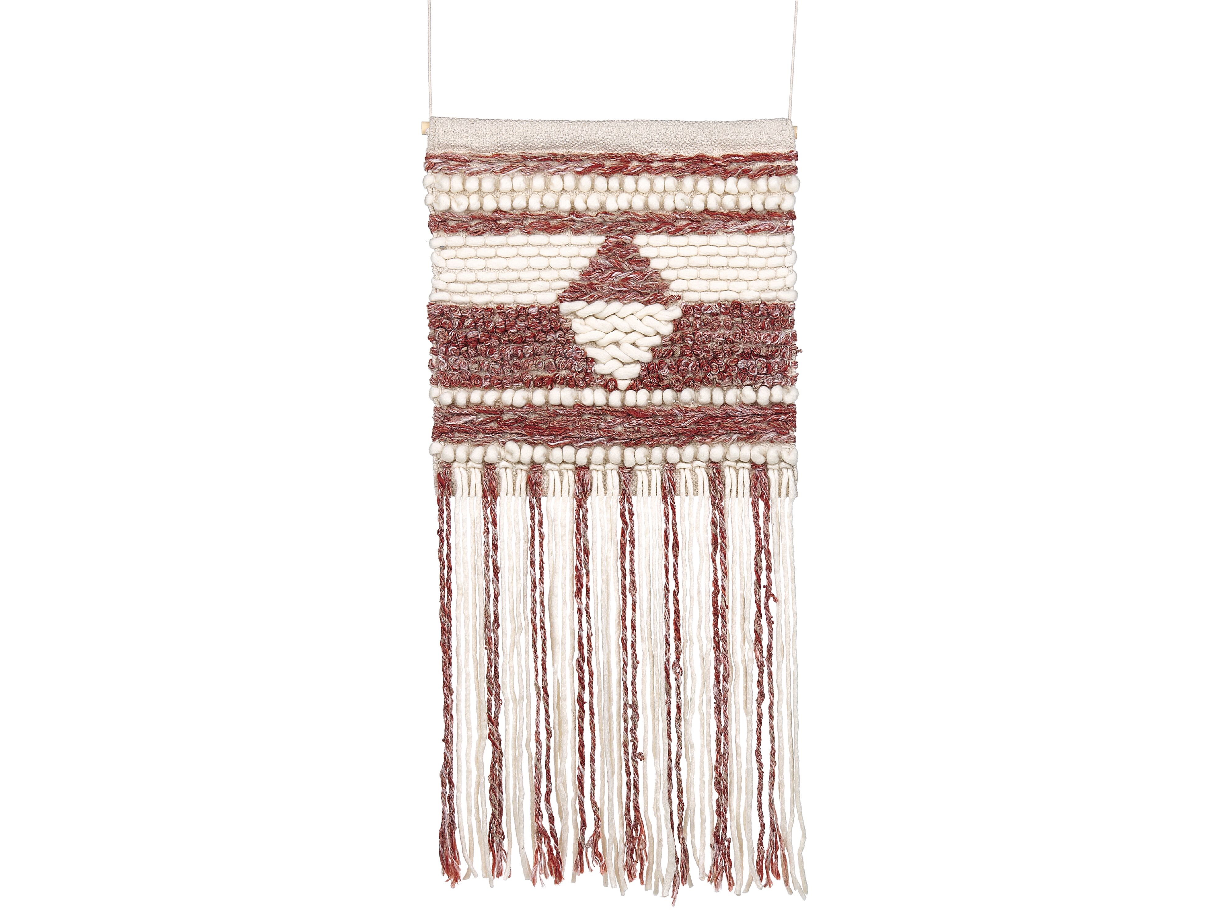 Fabric Wall Hanging SAIF Wool 90 cm Red