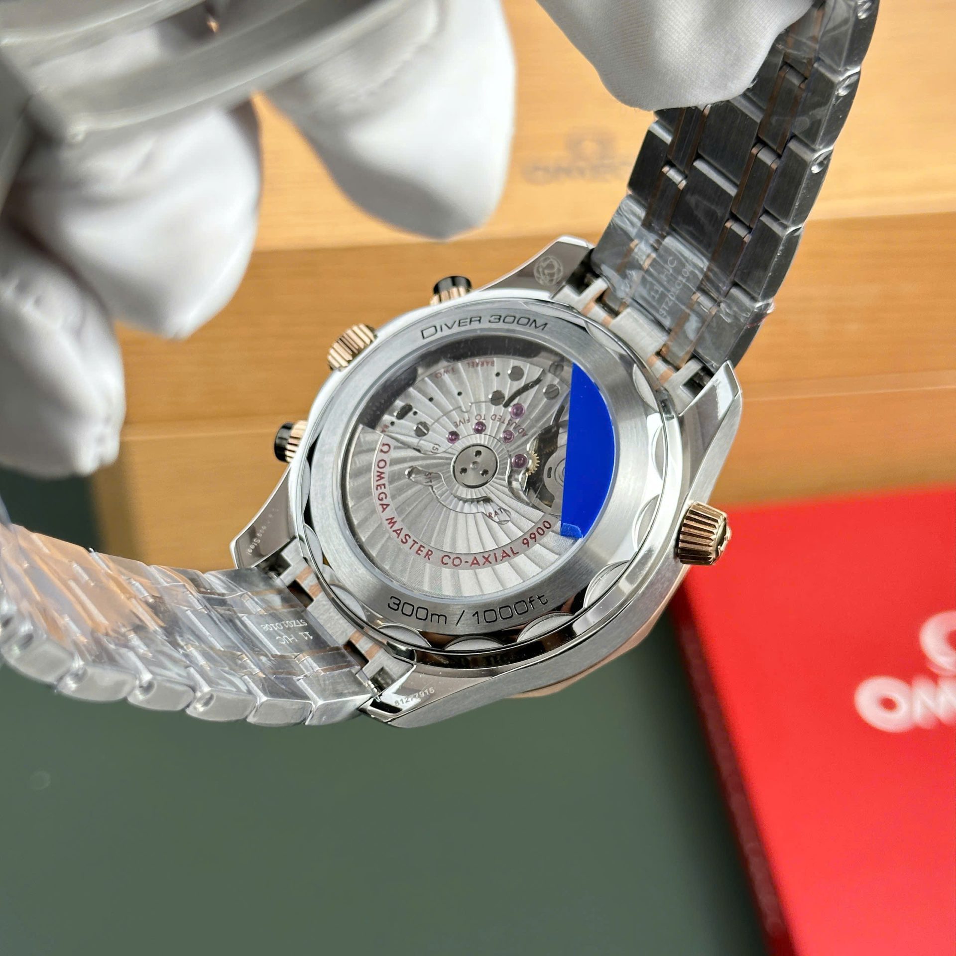 Omega Seamaster Diver 300M Chronograph Replica Watches Black Dial N1 Factory 44mm - Top club