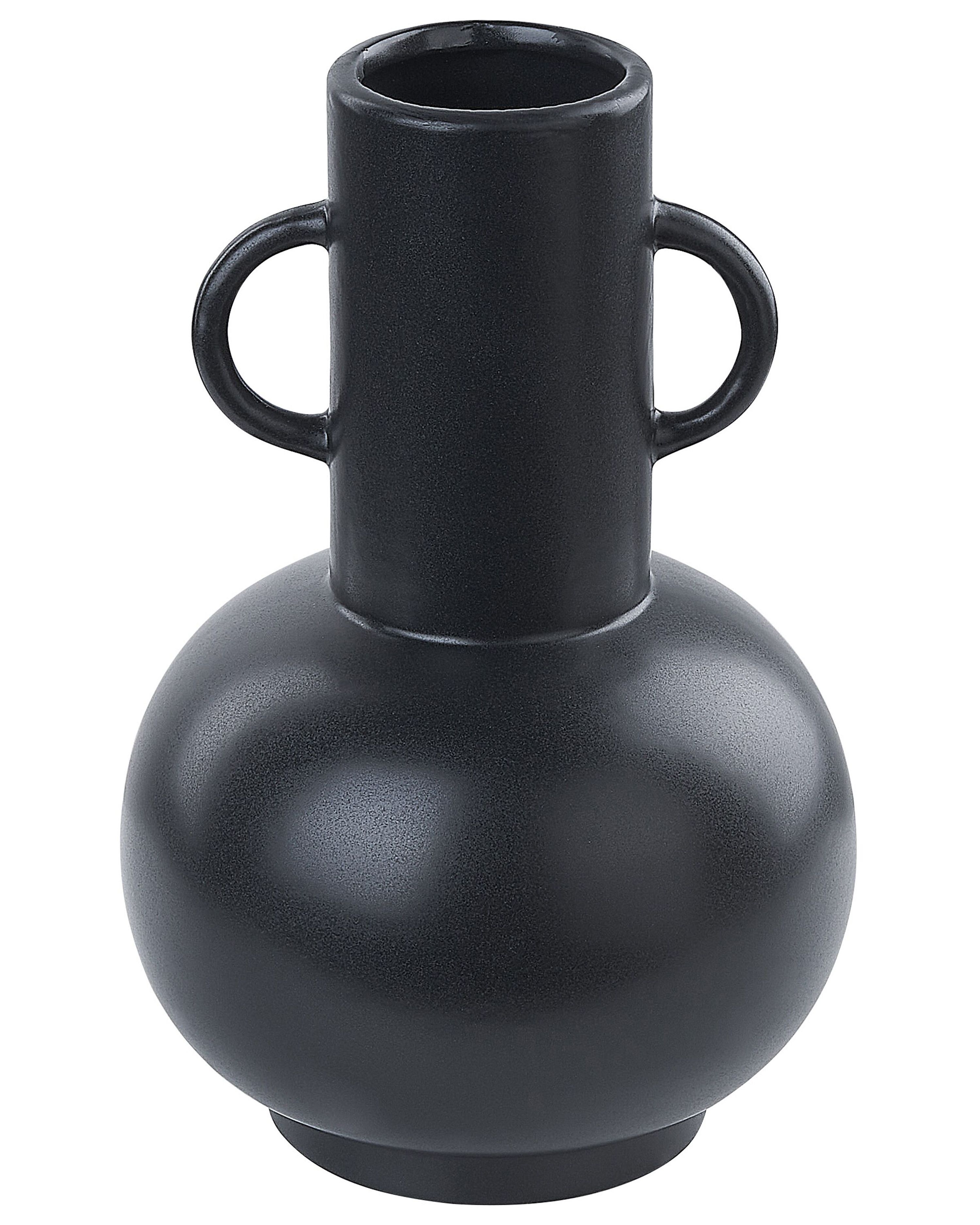 Flower Vase PEREA Ceramic 26 cm Black
