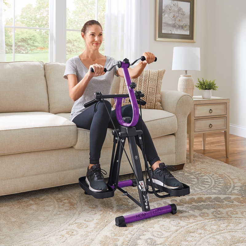 Full Body Home Track Seated Exercise Machine - MIDNIGHT VELVET CATALOG