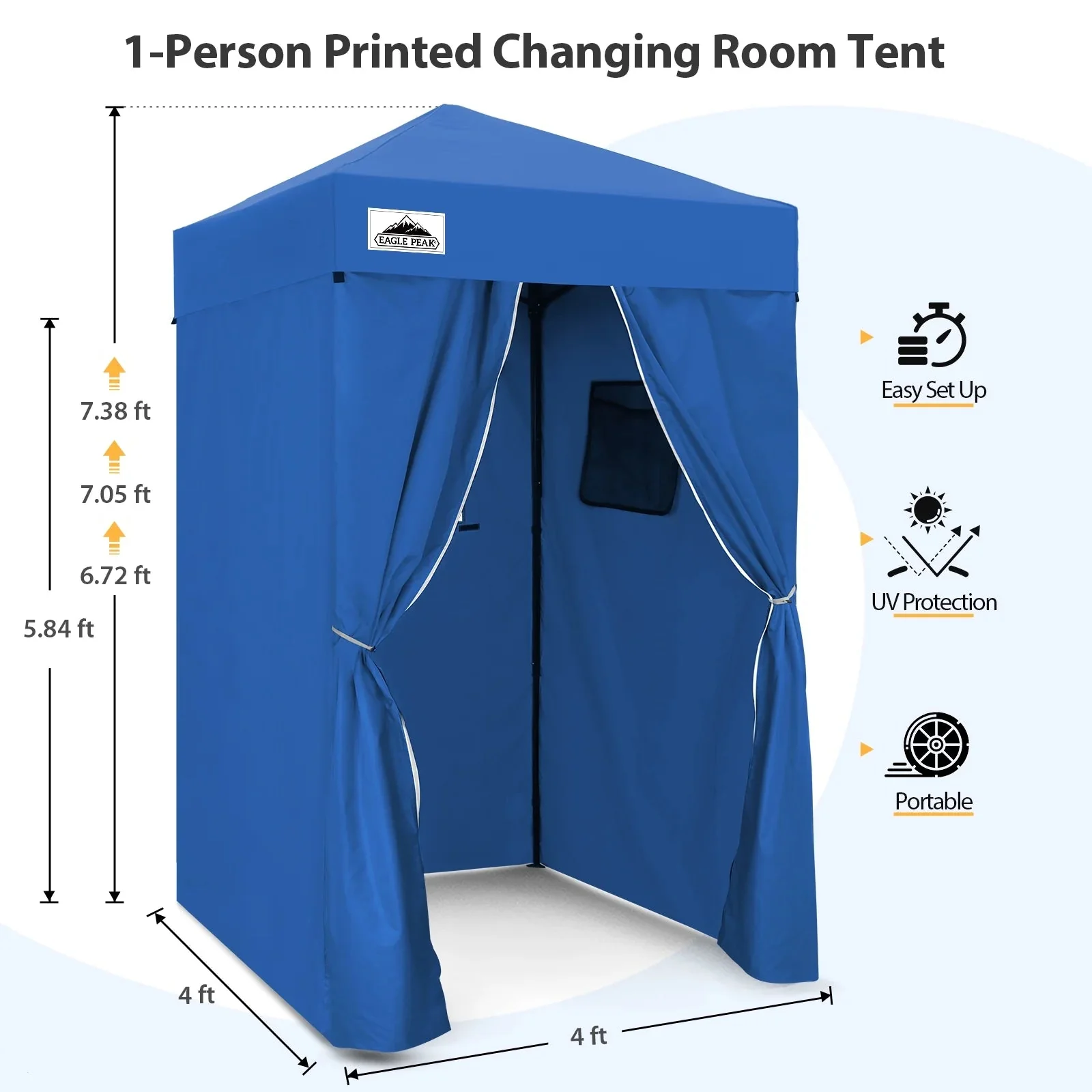 EAGLE PEAK Ultra Compact 4 ft x 4 ft Pop-Up Changing Room Canopy - Flex - Image 66 EAGLE PEAK Ultra Compact 4 ft x 4 ft Pop-Up Changing Room Canopy - Flex - Image 66