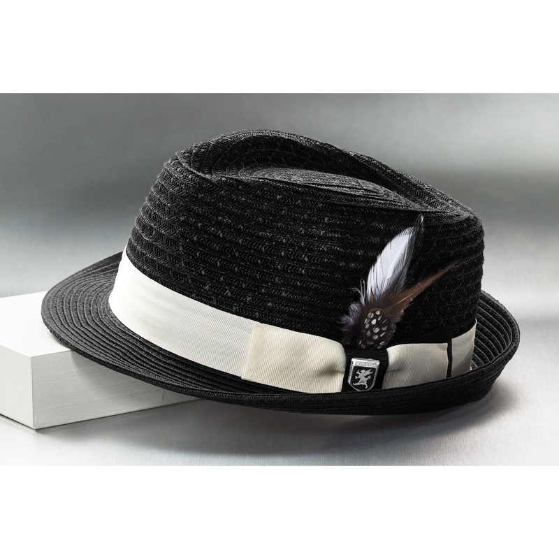Stacy Adams Zeylen Fedora for Men - MIDNIGHT VELVET CATALOG