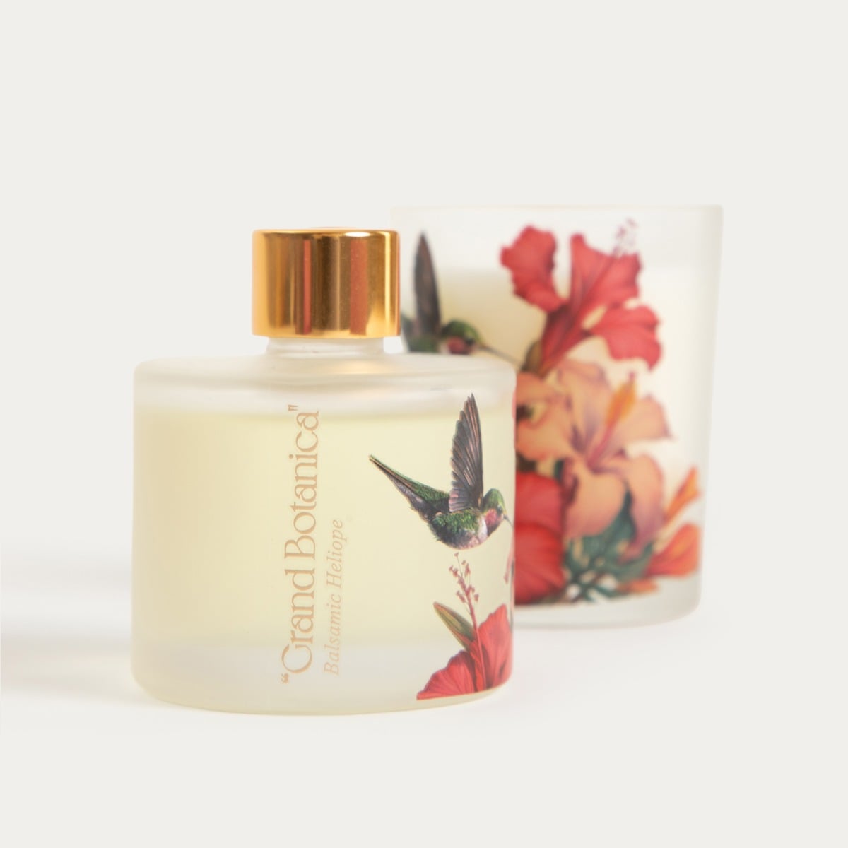 Zestaw zapachowy GRAND BOTANICA Balsamic Heliotrope 50 ml + 70 g