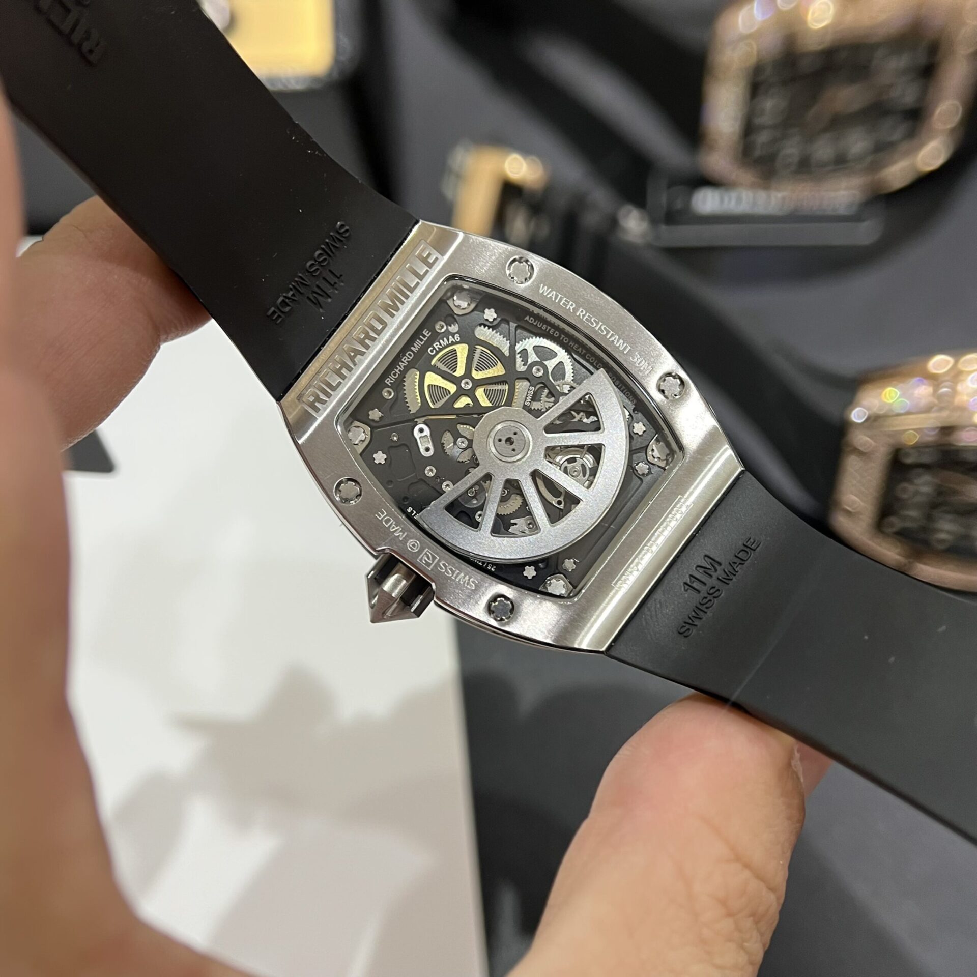 Richard Mille Replica Watch RM67-01 Rubber Strap 40mm - Top club