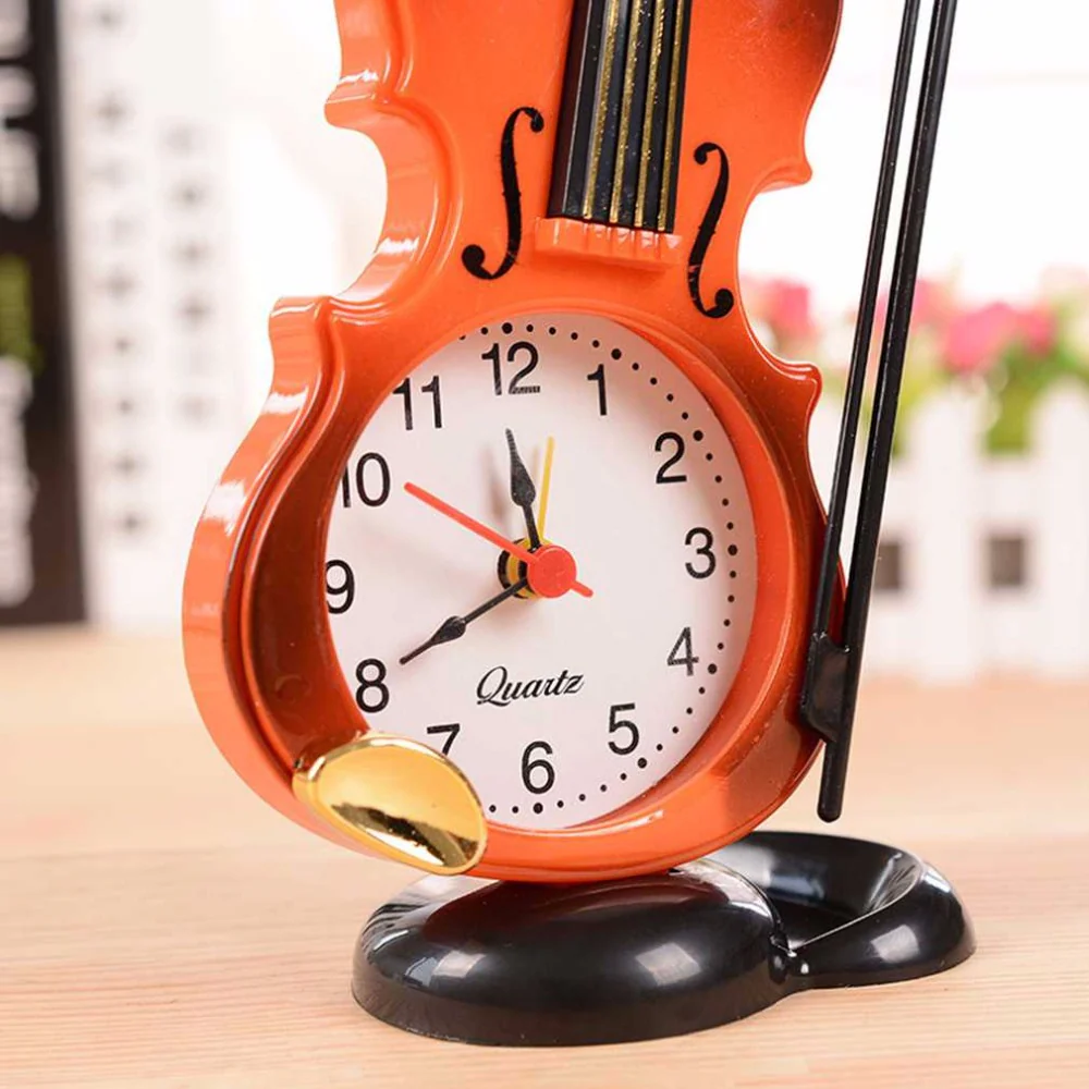 Music Creative Instrument Table Alarm Clock