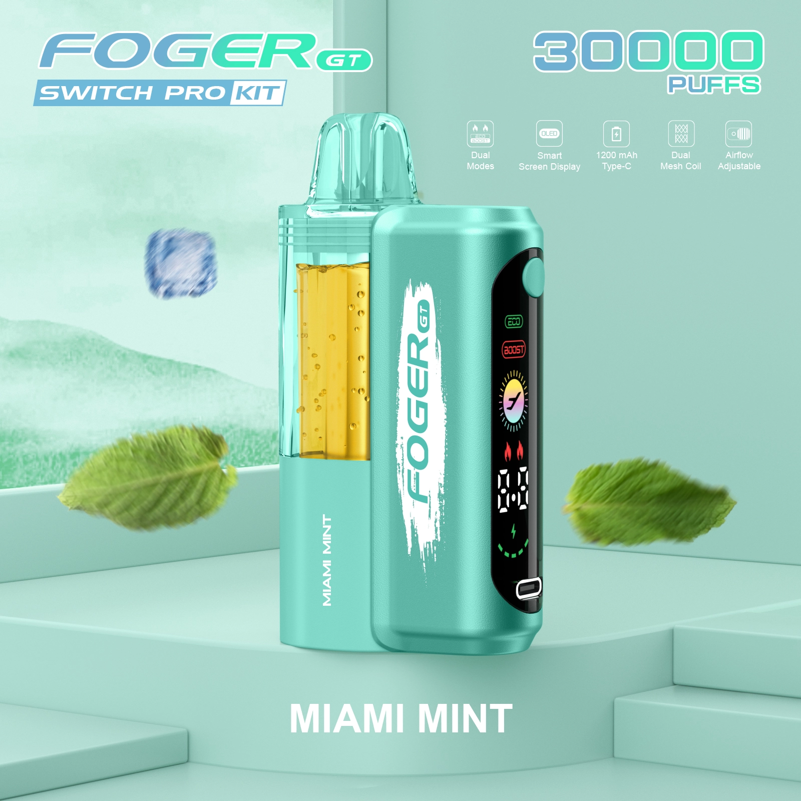 5 PACK-Foger GT 30000 Puffs Pod Kit Disposable Vape