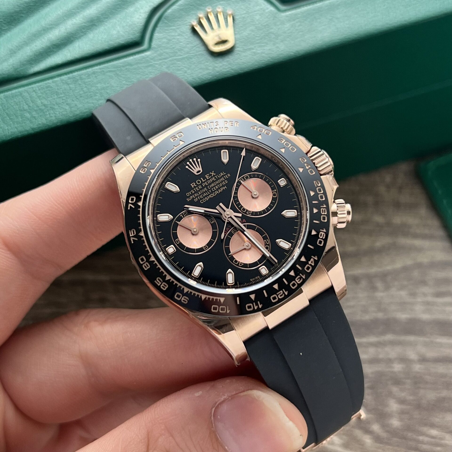 Rolex Cosmograph Daytona 116515LN Replica Watch Dial Black BT Factory 40mm - Elite Watch Atelier