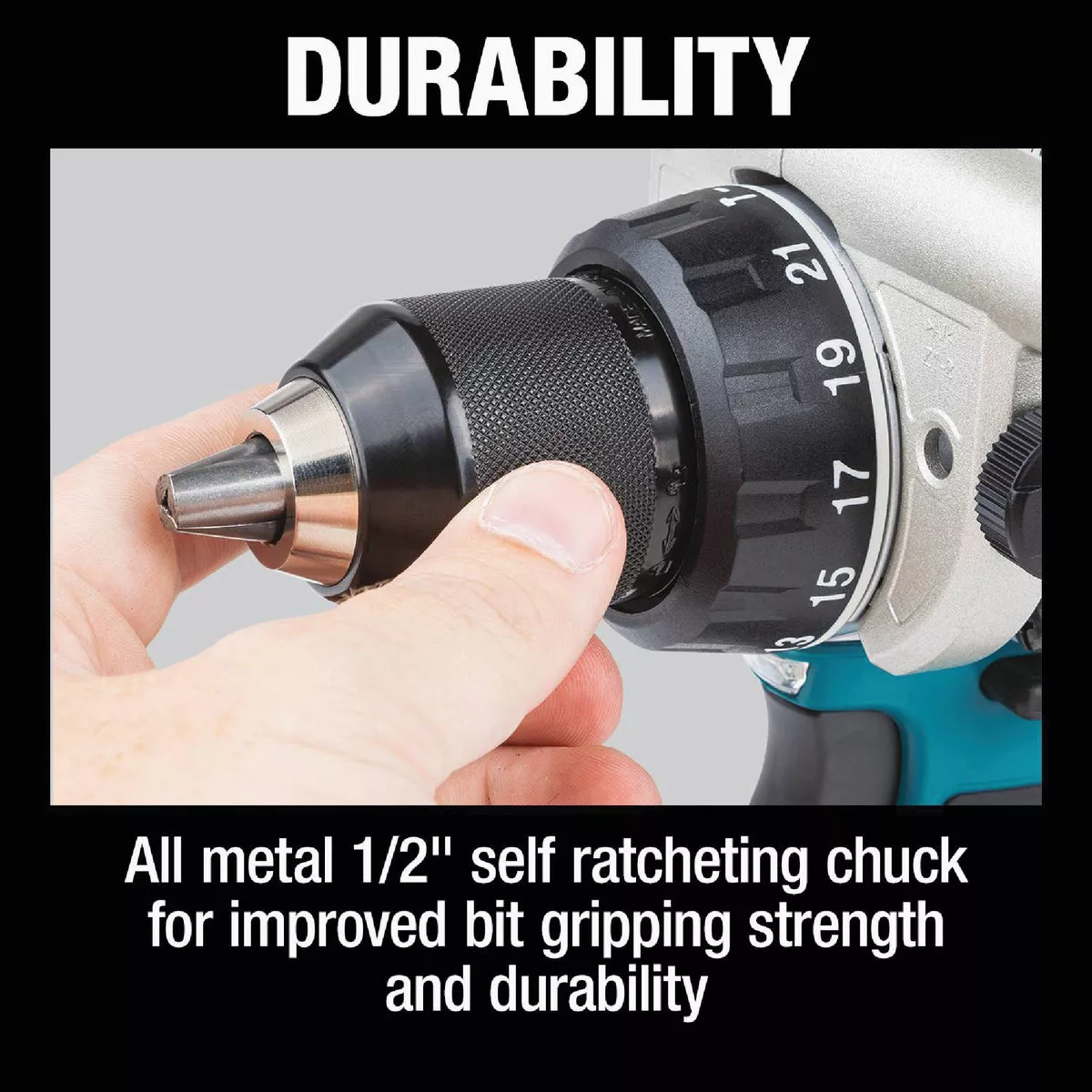 Makita 18V LXT Lithium-Ion 1/2 In. Brushless Cordless Hammer Drill (Tool Only)