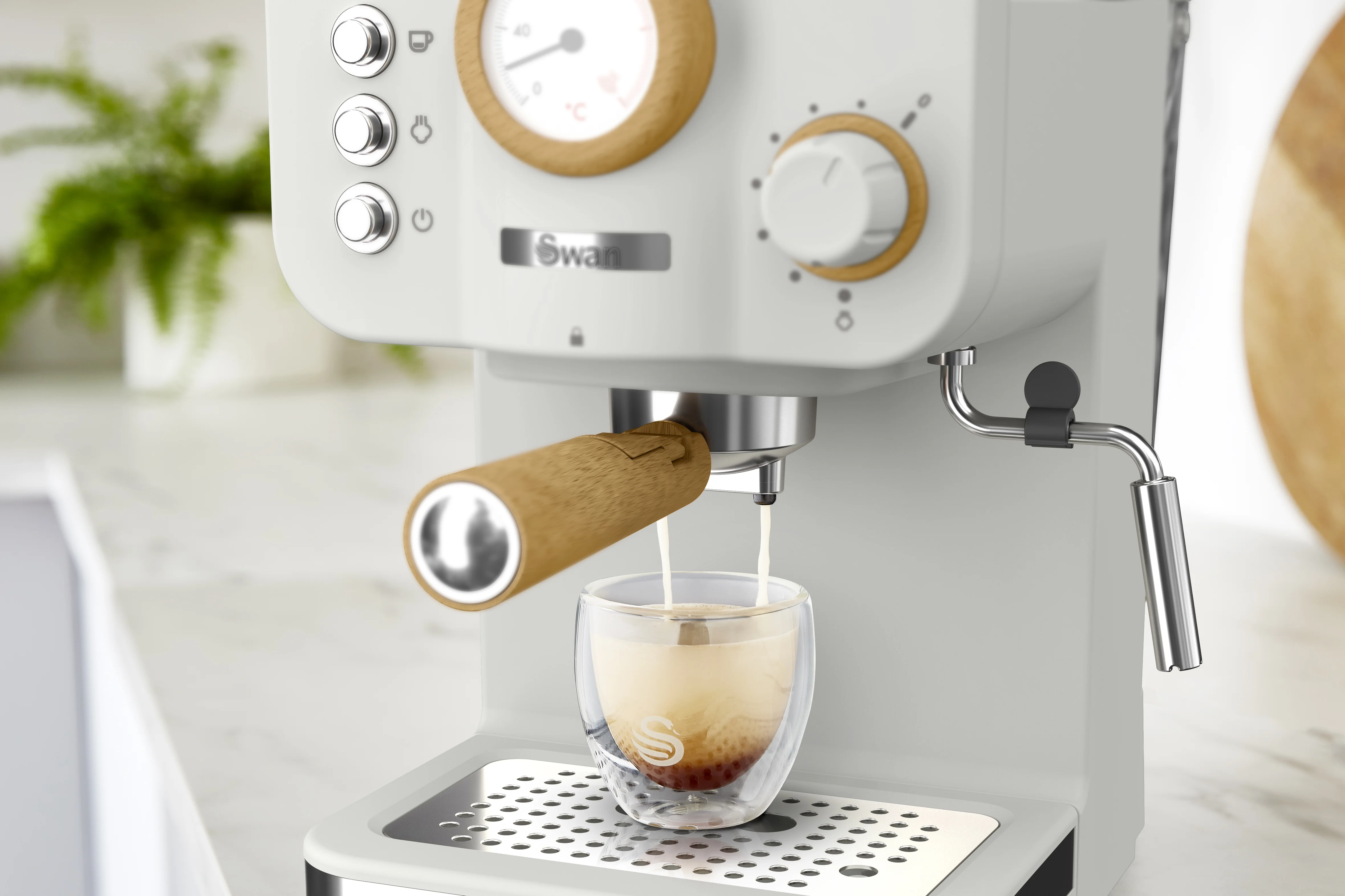 Swan Nordic Pump Espresso Coffee Machine - Image 4