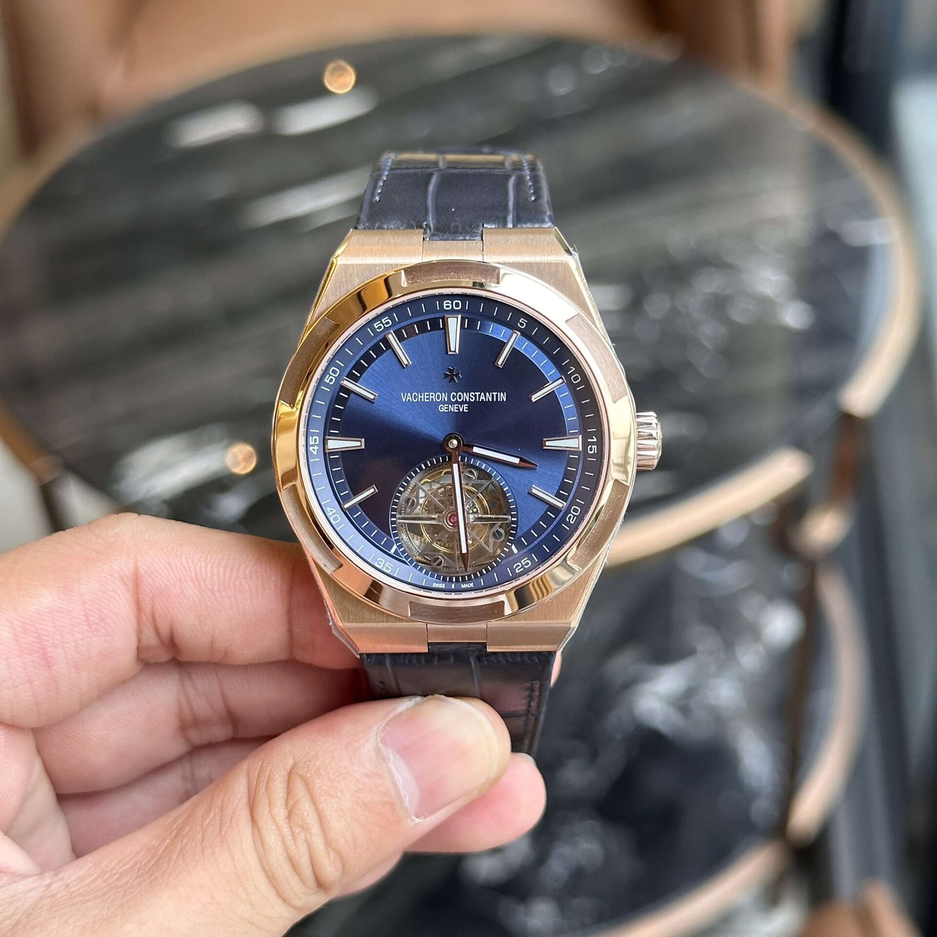 Vacheron Constantin Overseas 6000V Tourbillon Rose Gold Replica 11 Watch 42.5mm - Top club