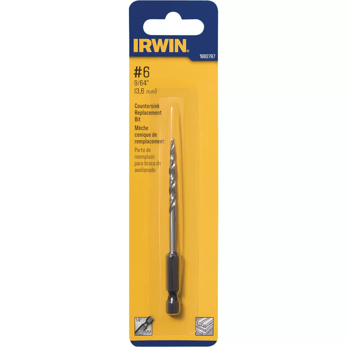 Irwin #6 - 9/64 In. Wood Countersink