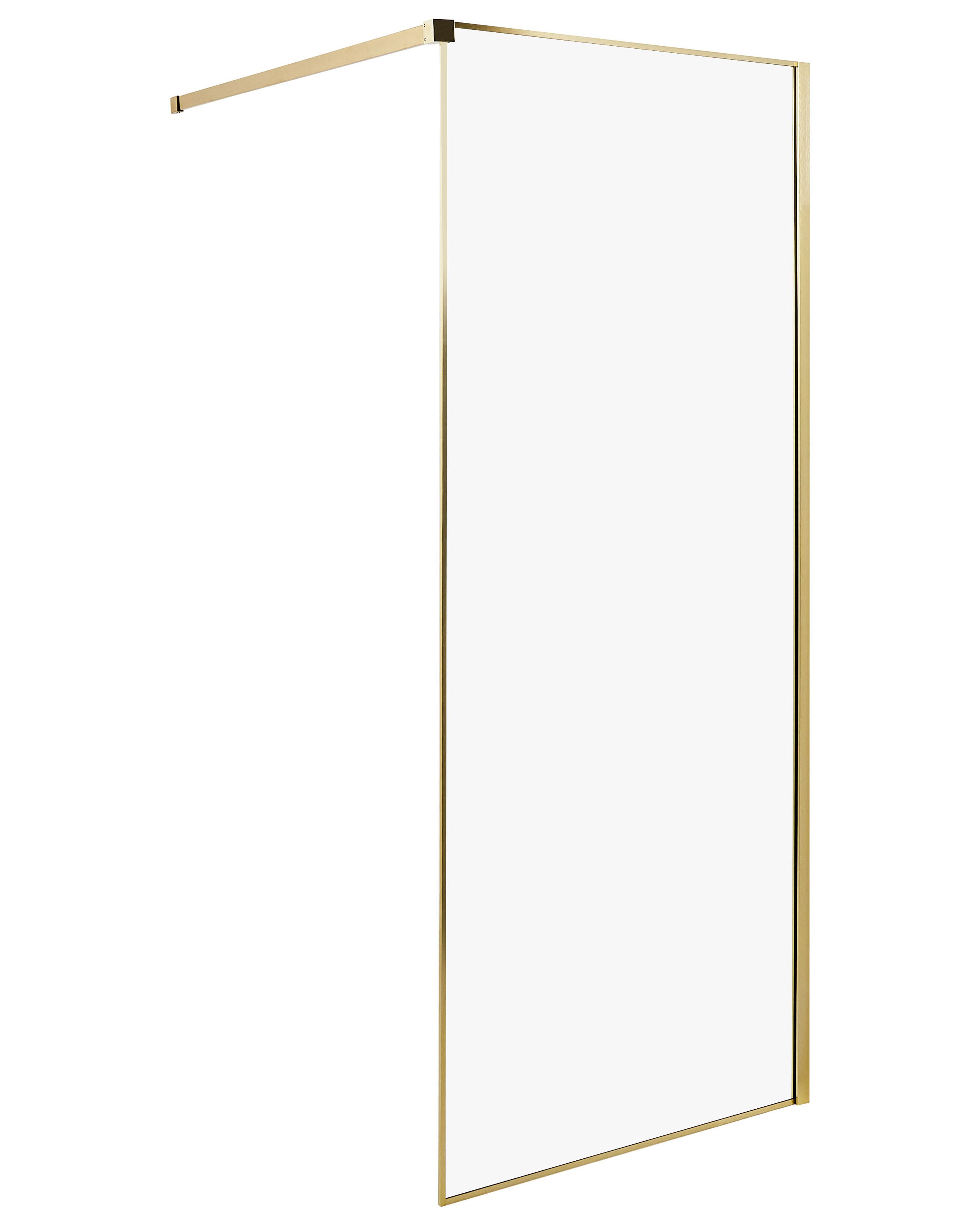 Shower Screen WASPAM 800 x 1900 mm Gold