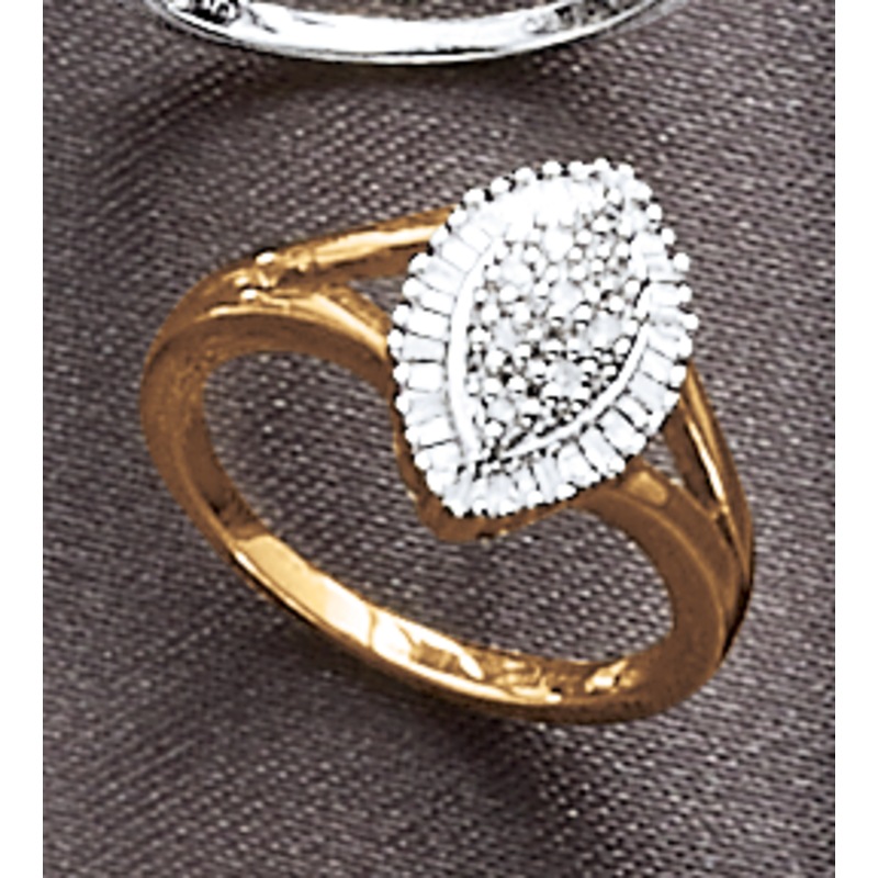 Diamond Marquise Cluster Ring - MIDNIGHT VELVET CATALOG