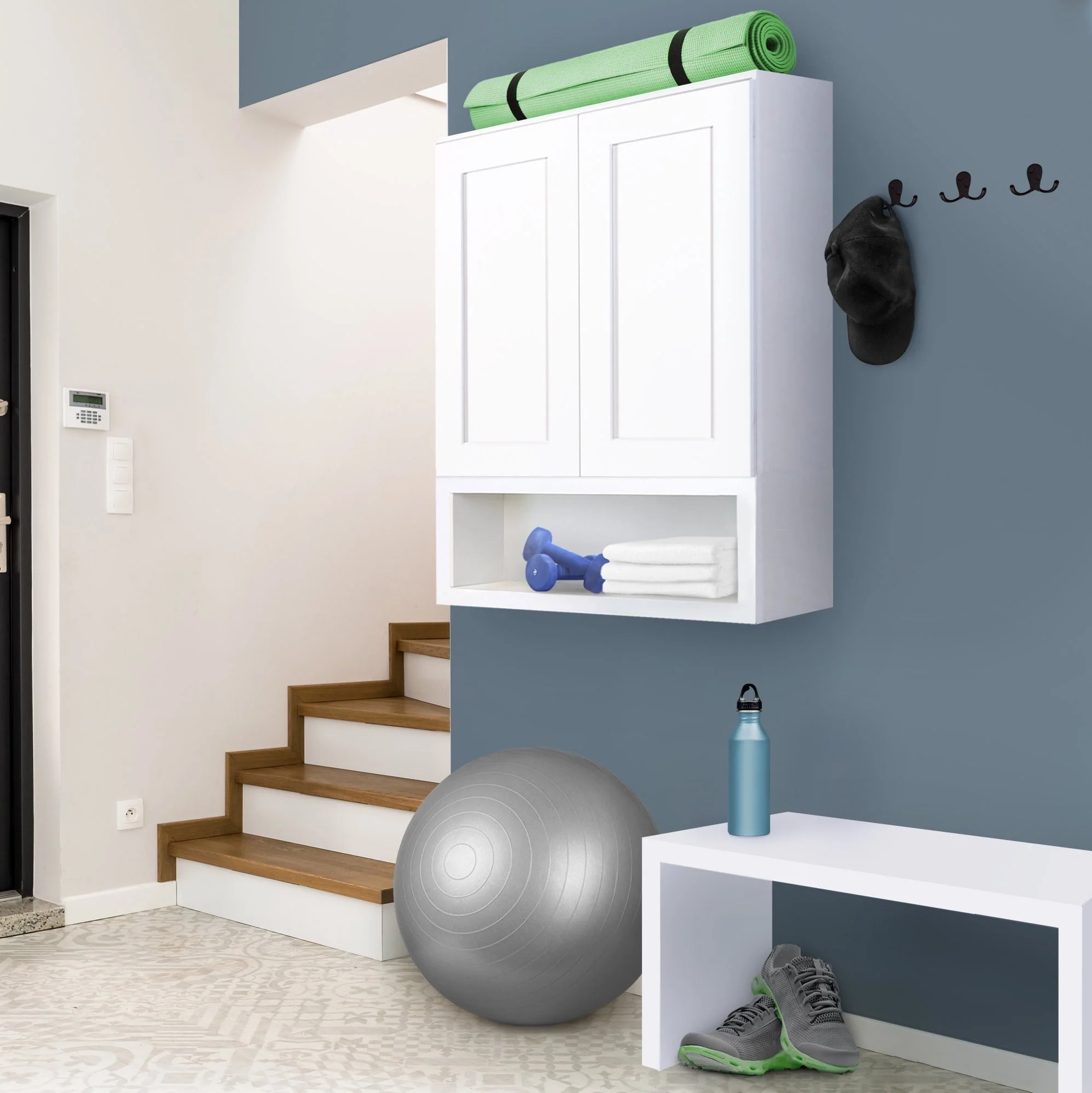 Design House 561621 Brookings Unassembled Shaker Wall Kitchen Cabinet 30x12x12, White - Image 11