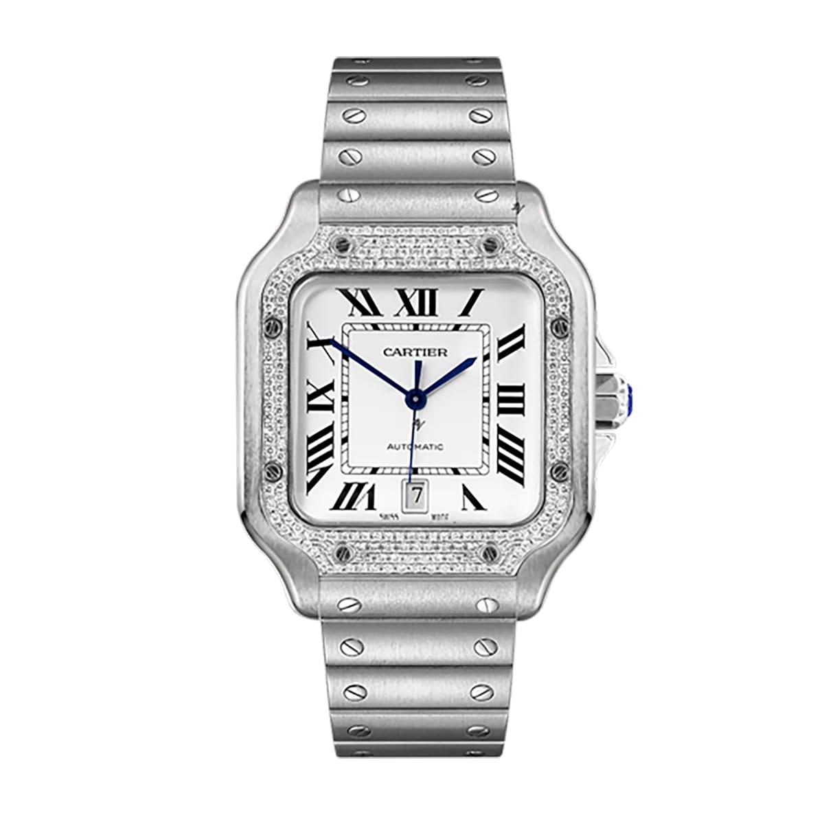 Fake Cartier Replica Watch Santos Limited Edition Black Custom(1:1 replica) - Top club