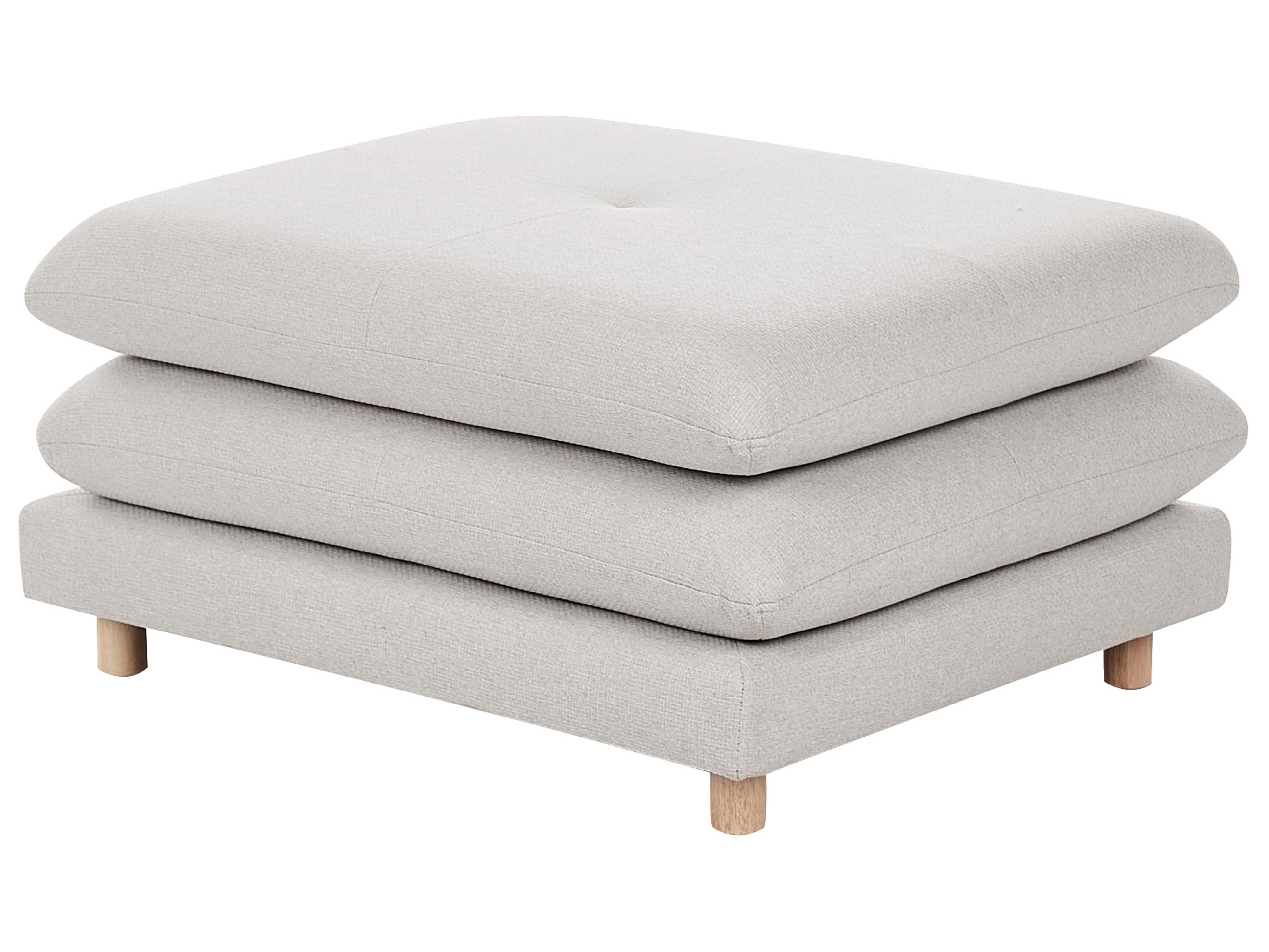Ottoman HEDEN Fabric Beige