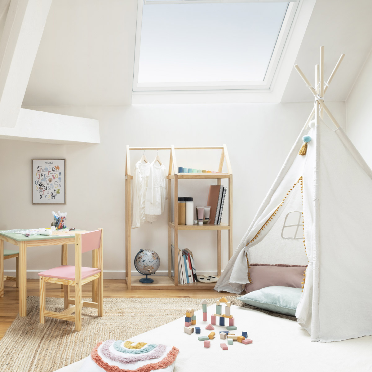 Globe Metal, blue, d.20 cm