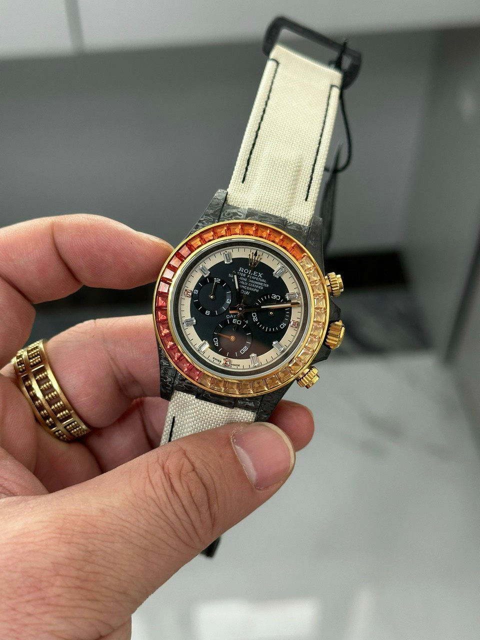 Rolex Best Replica Watch Daytona Cosmograph DIW Carbon 40mm - Elite Watch Atelier