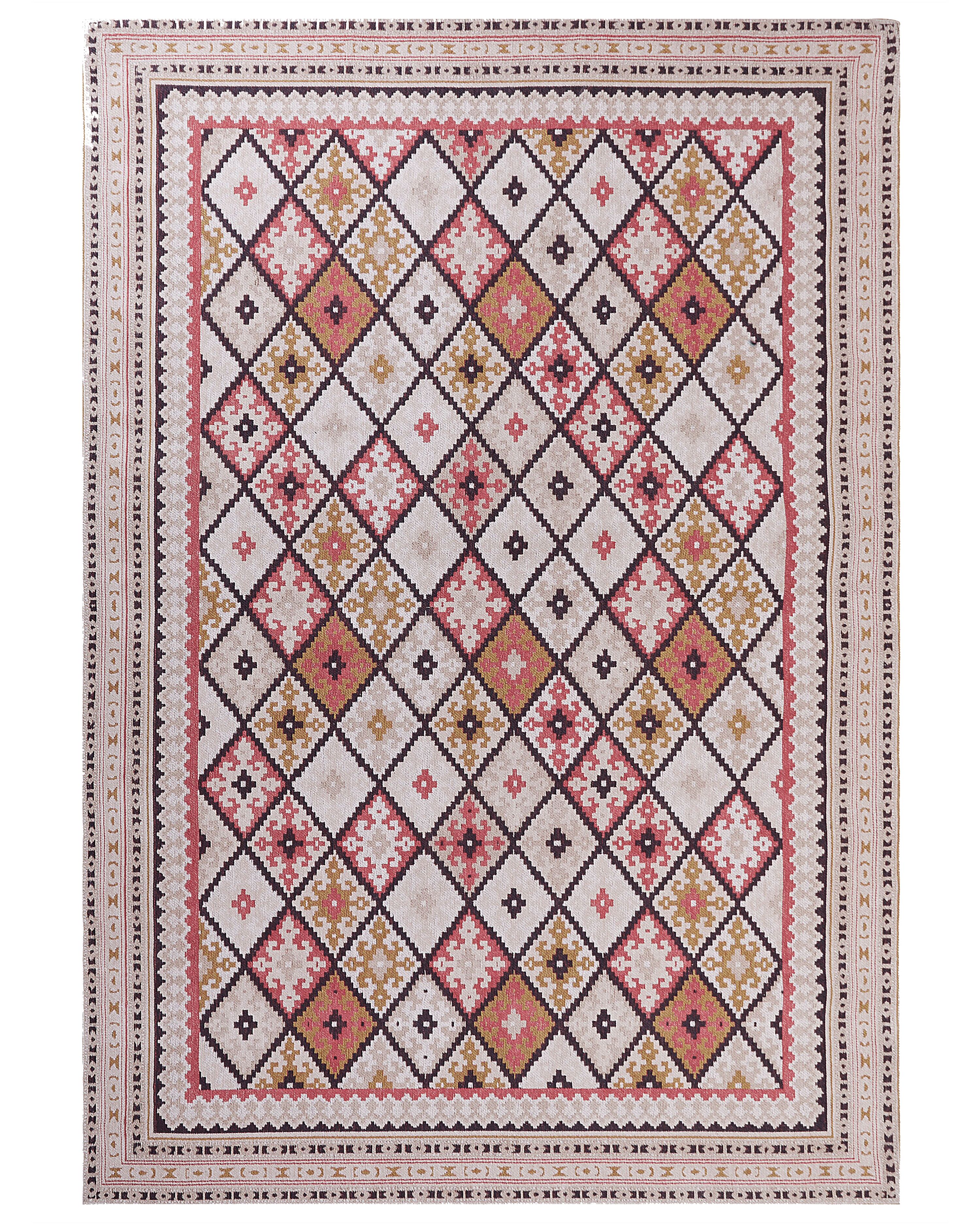 Rug ANADAG Red 160 x 230 cm Cotton