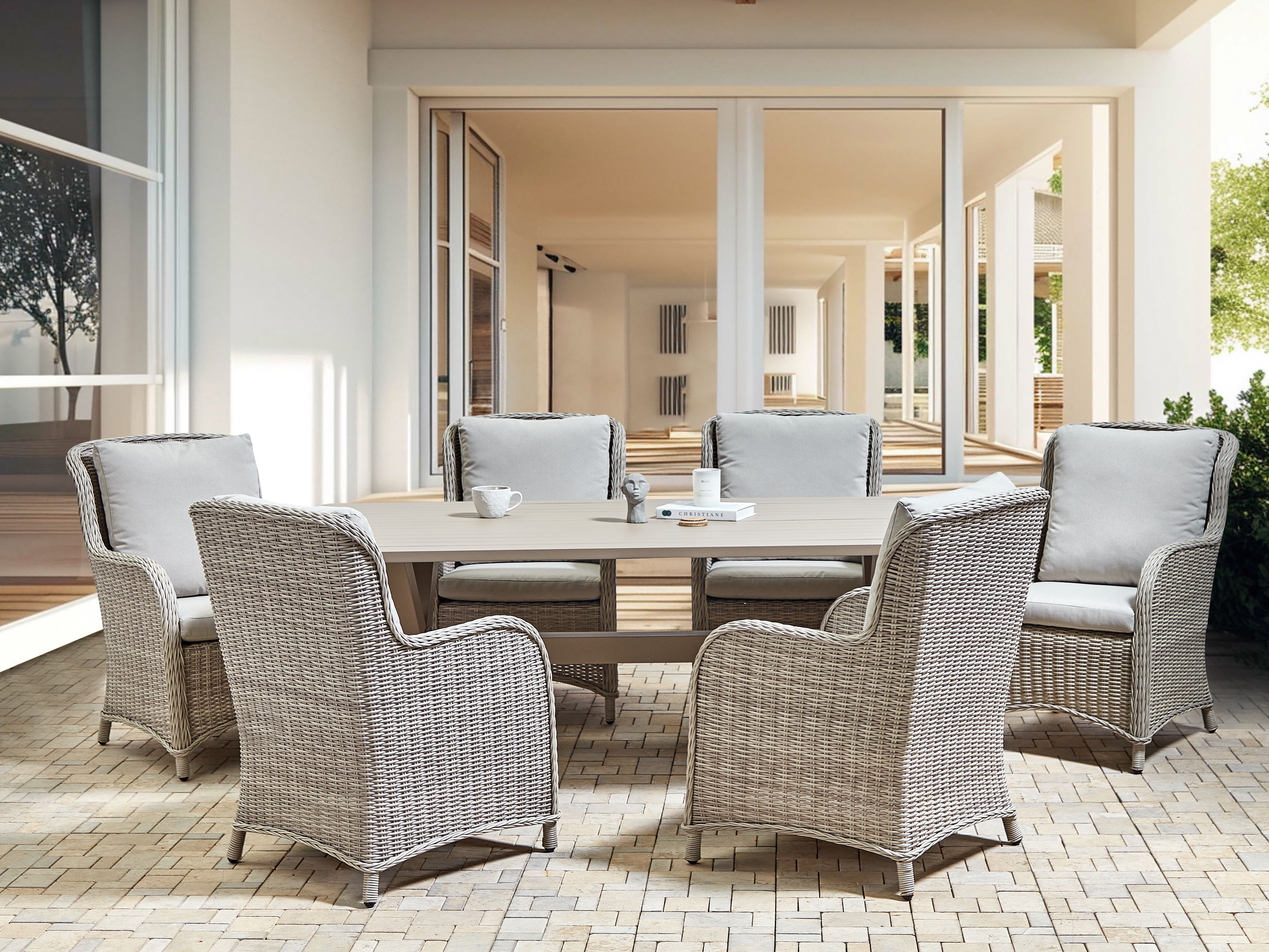 Outdoor Cushion Cover Set CASCAIS Beige