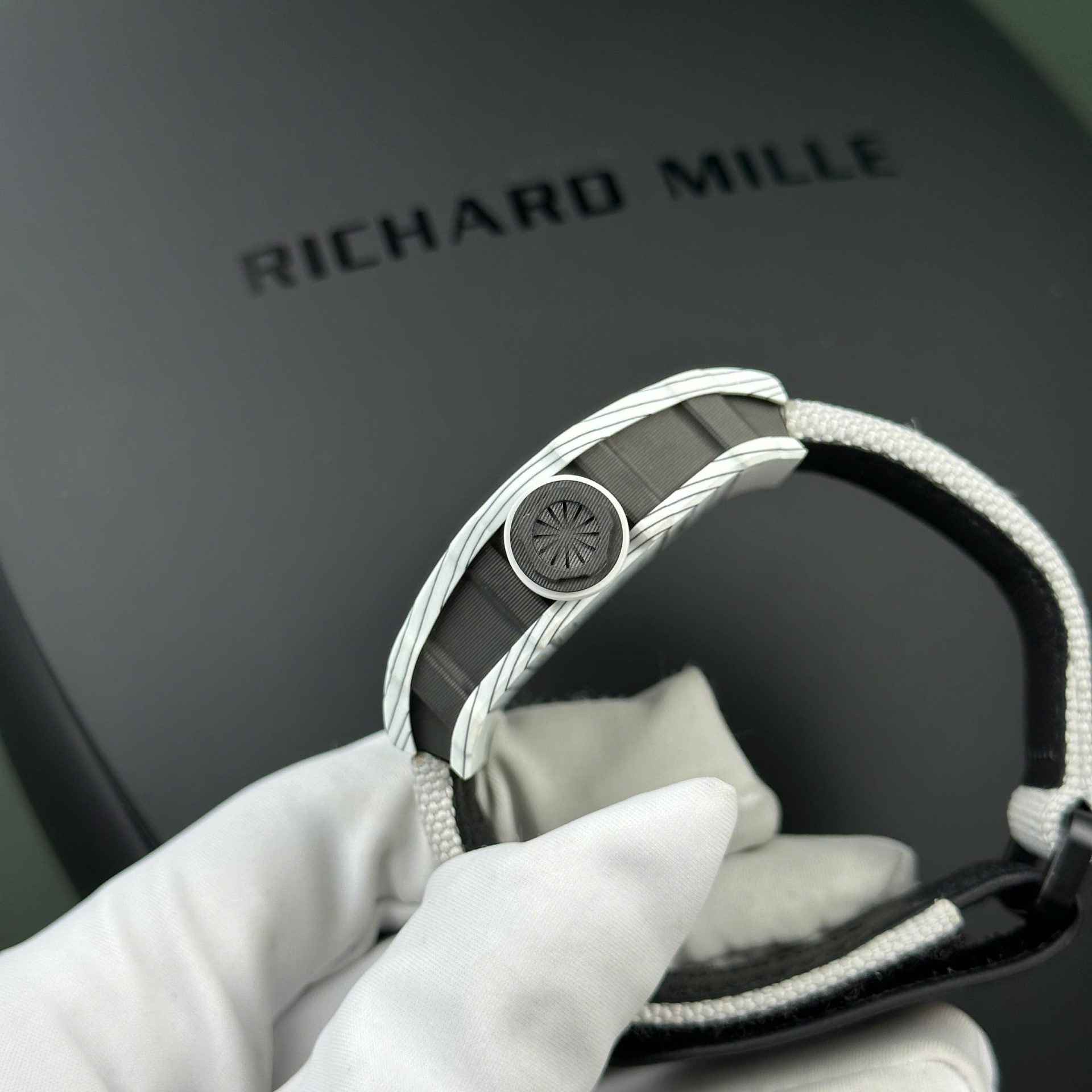 Richard Mille RM35-01 Rafael Nadal Red Rubber Strap Replica 1:1 Watch BBR Factory 42mm - Top club