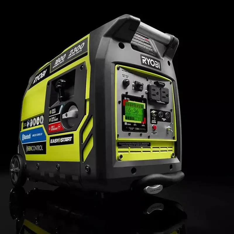 Ryobi 2300-Watt Gas-Powered Portable Inverter Generator - Image 2 Ryobi 2300-Watt Gas-Powered Portable Inverter Generator - Image 2