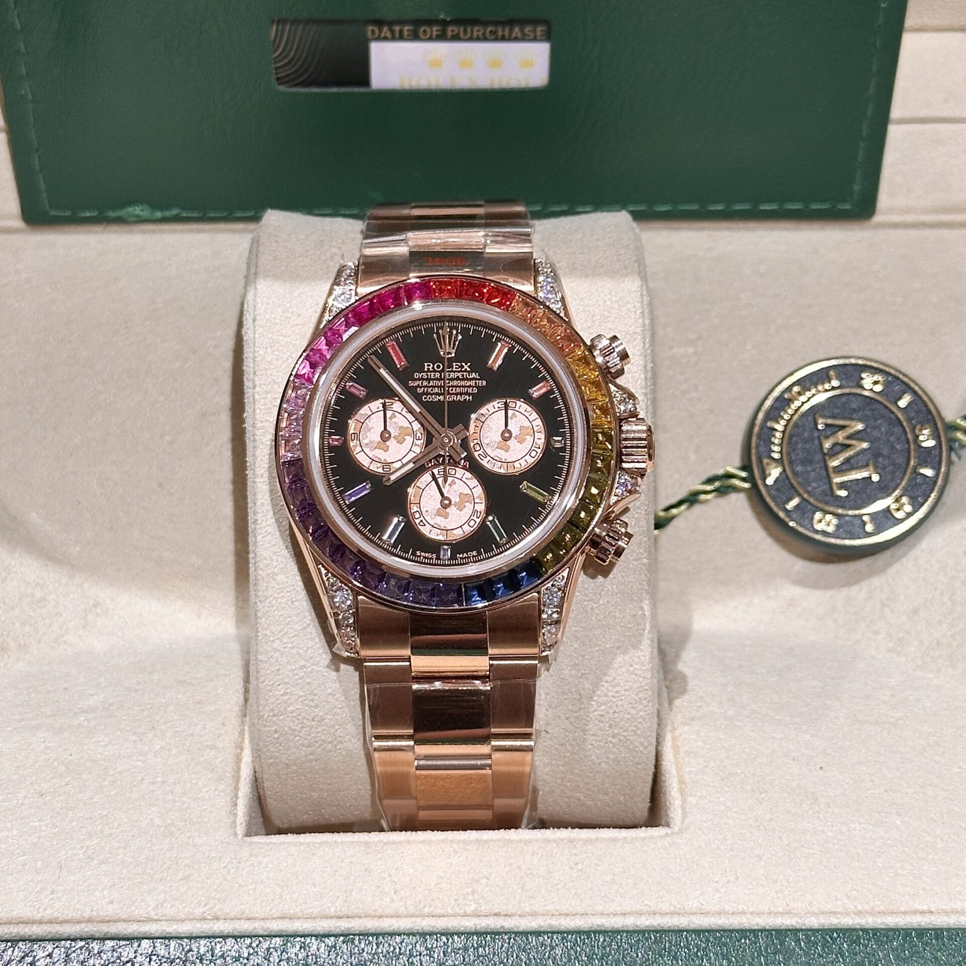 Rolex Replica 11 Watch Cosmograph Daytona Black Dial TW Factory 40mm - Elite Watch Atelier