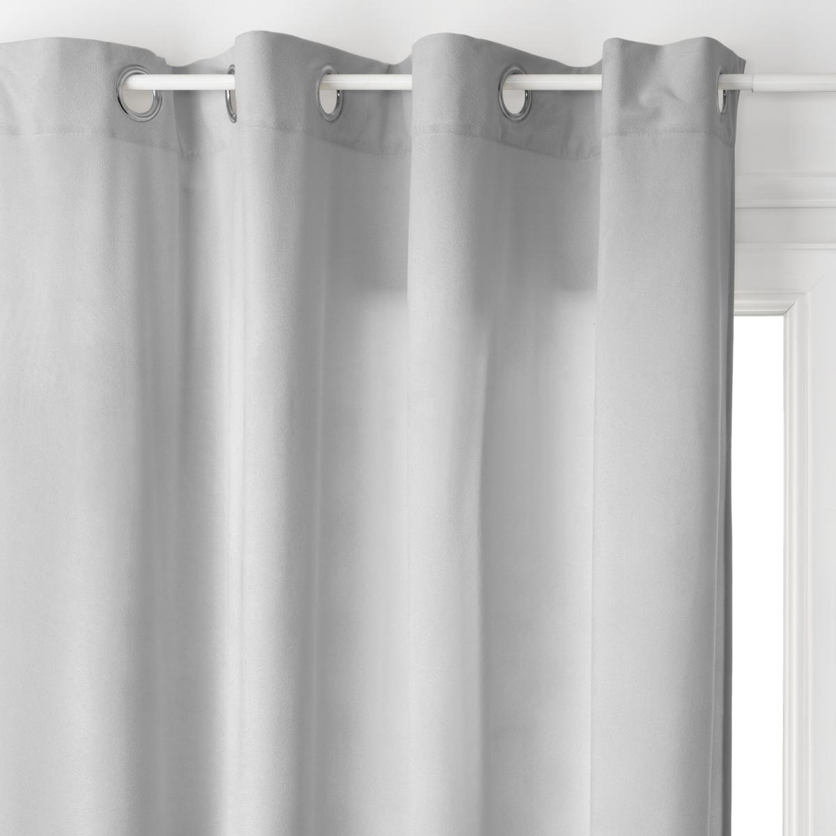 Curtain "Lilou" Mouse grey, 140x260 cm